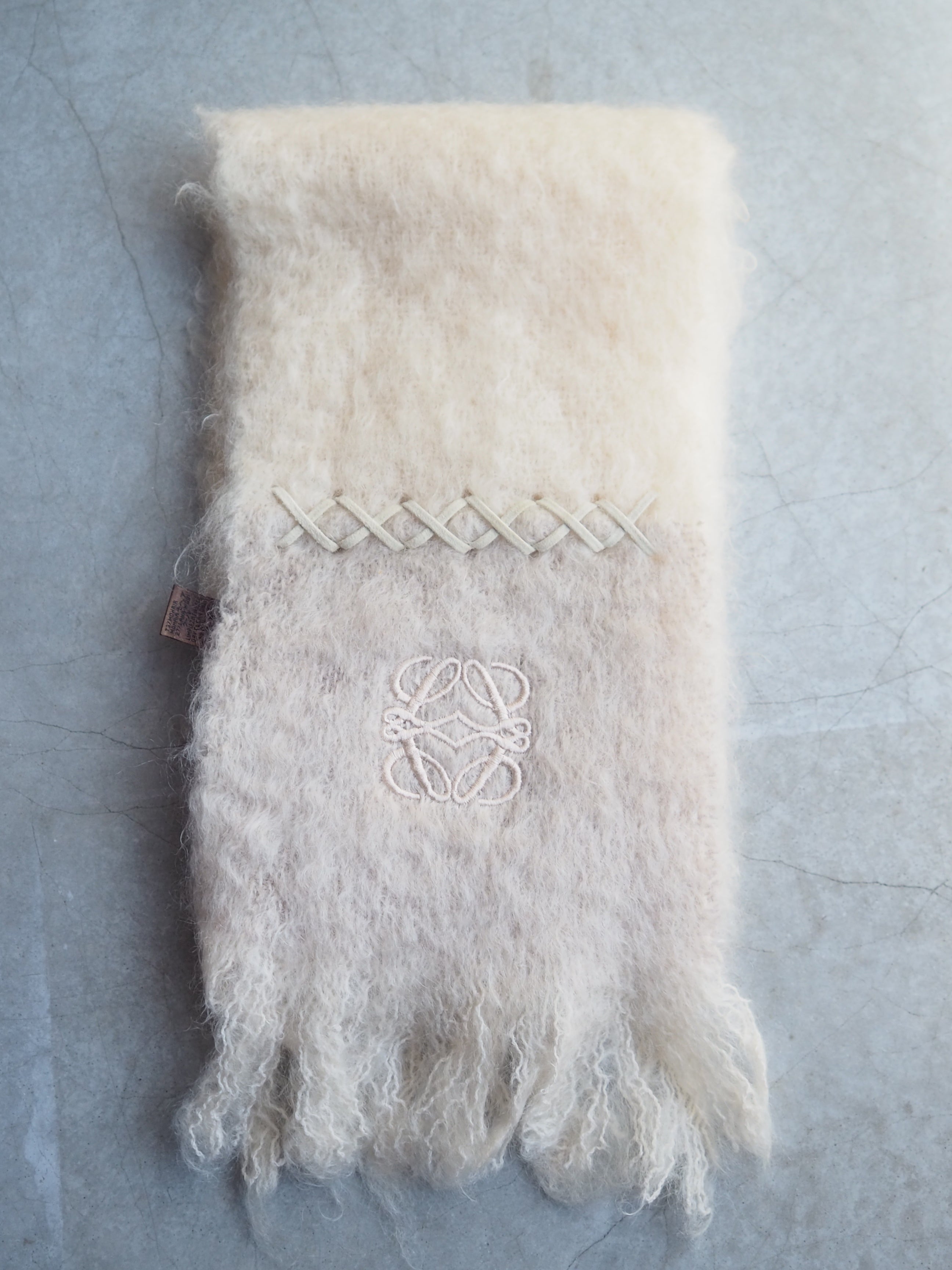 LOEWE Anagram Mohair Muffler