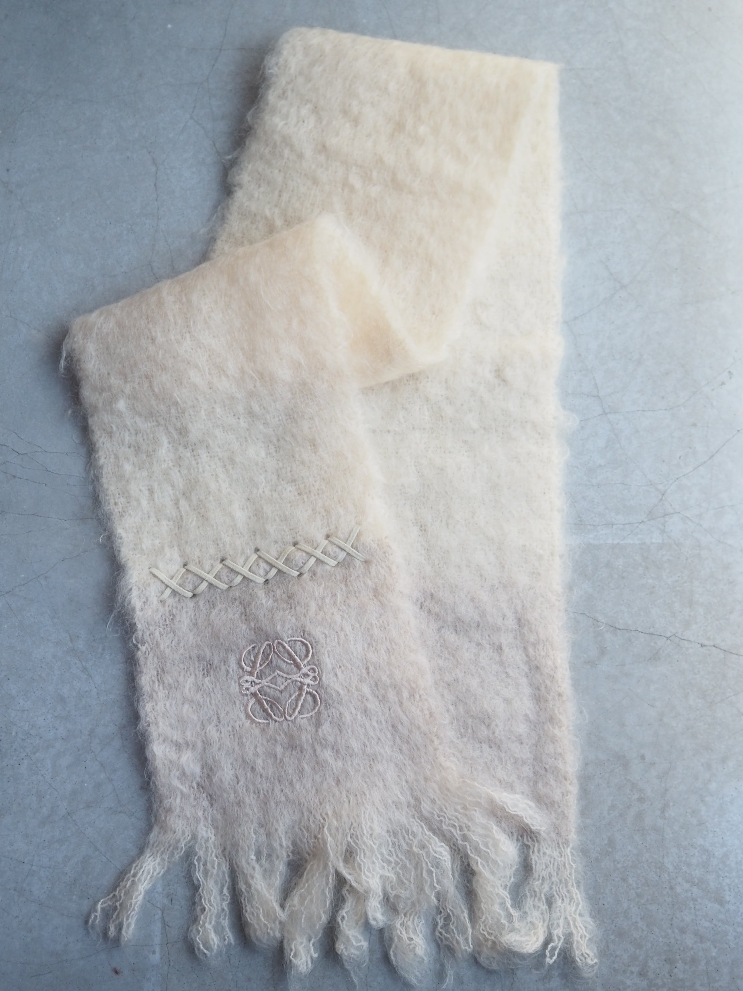 LOEWE Anagram Mohair Muffler