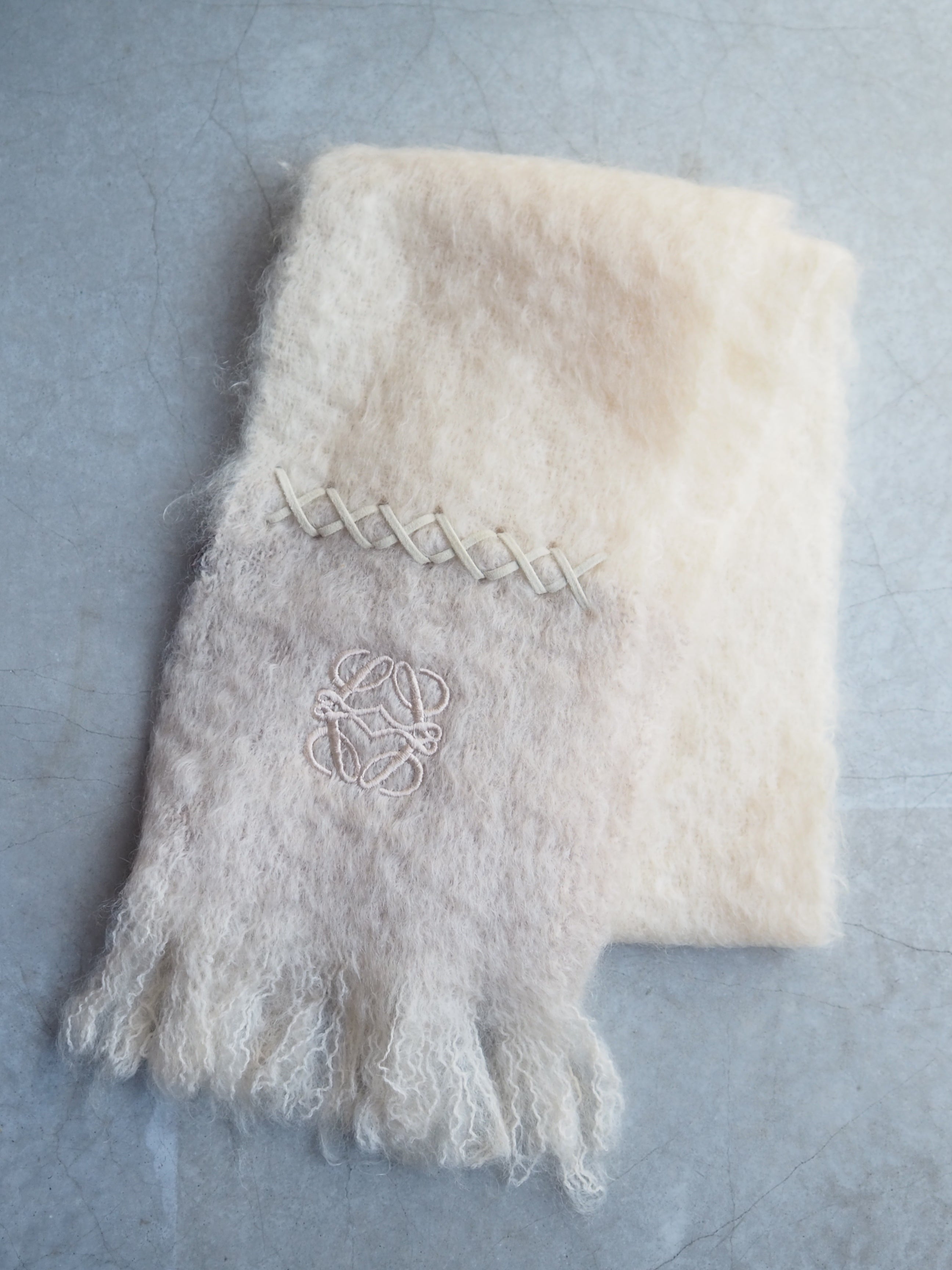 LOEWE Anagram Mohair Muffler