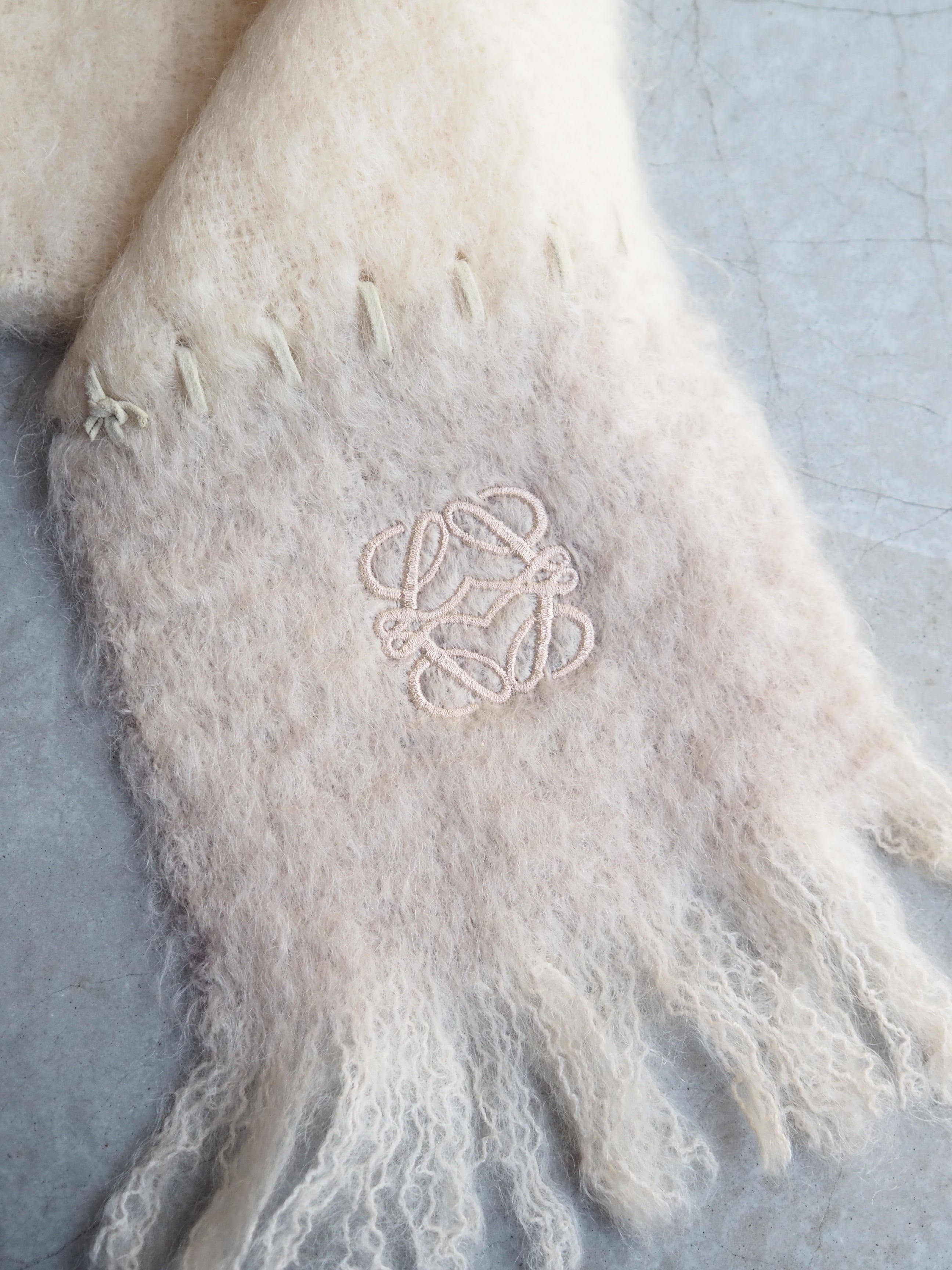 LOEWE Anagram Mohair Muffler