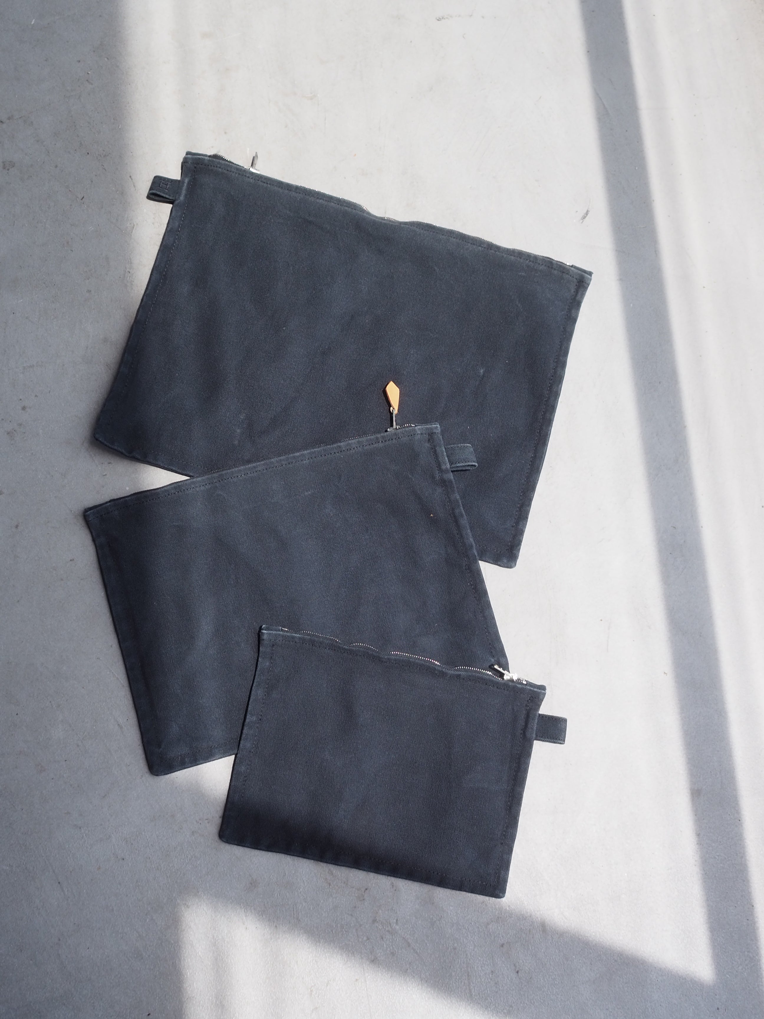 HERMES Bora Bora pouch 3-piece set