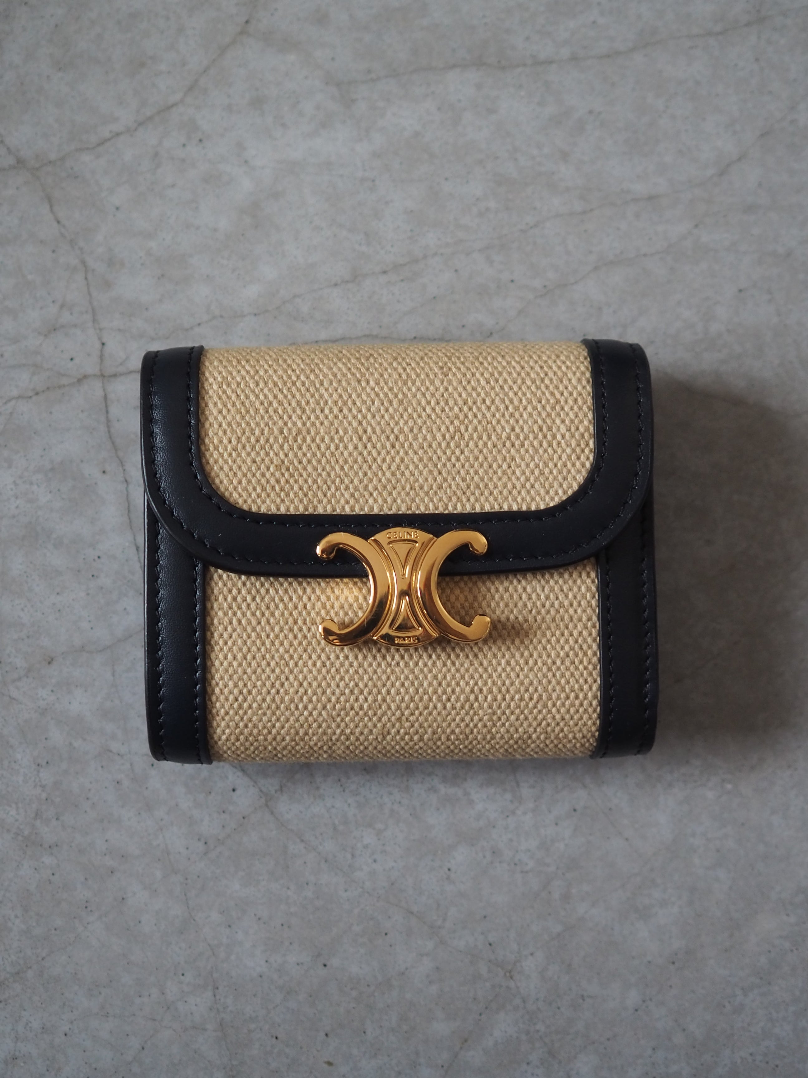 CELINE Triomphe Compact Wallet