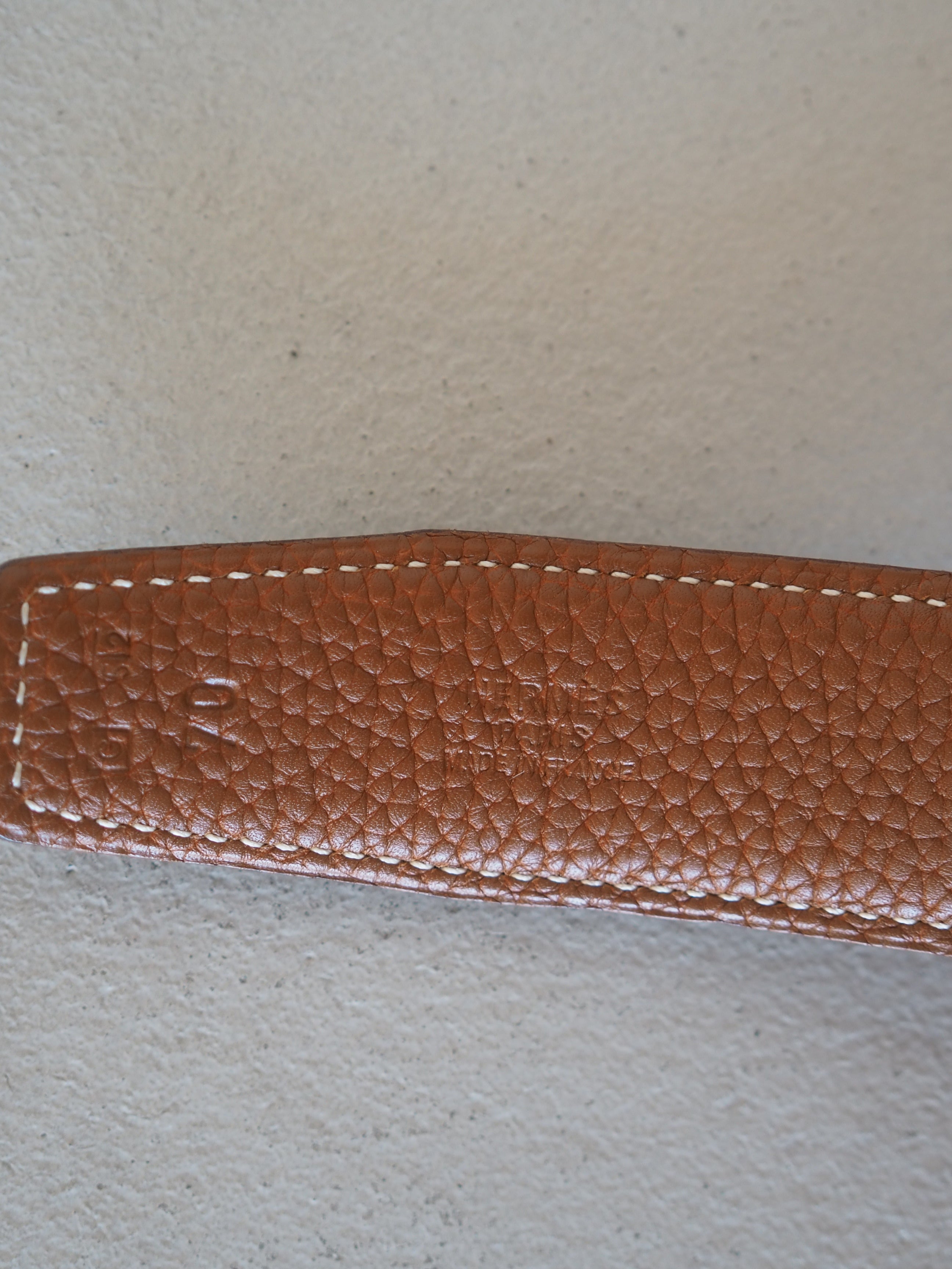 HERMÈS by Martin Margiela Reversible Leather Belt