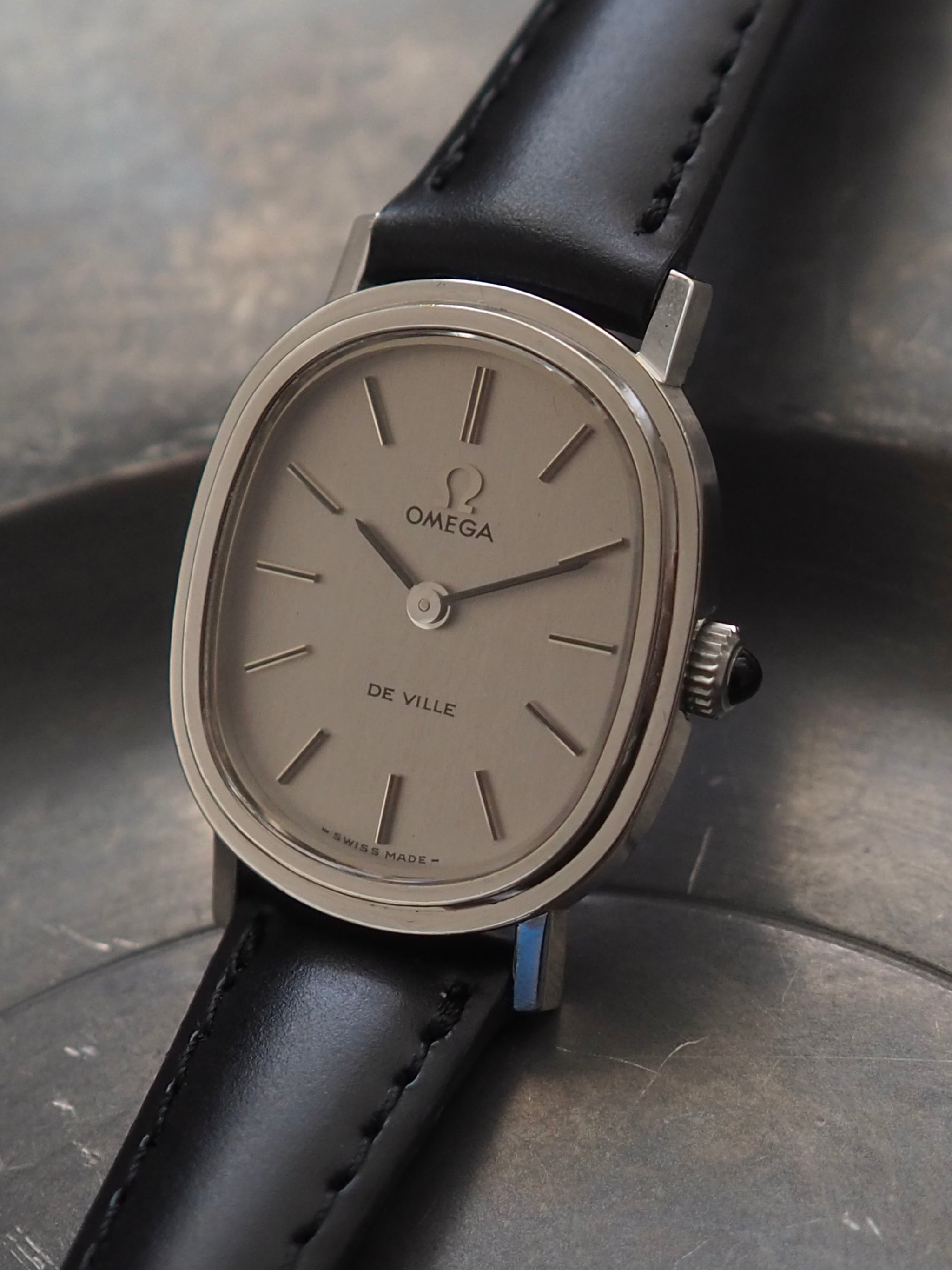 OMEGA オメガ DE VILLE デビル オーバル ウォッチ 腕時計 シルバー 