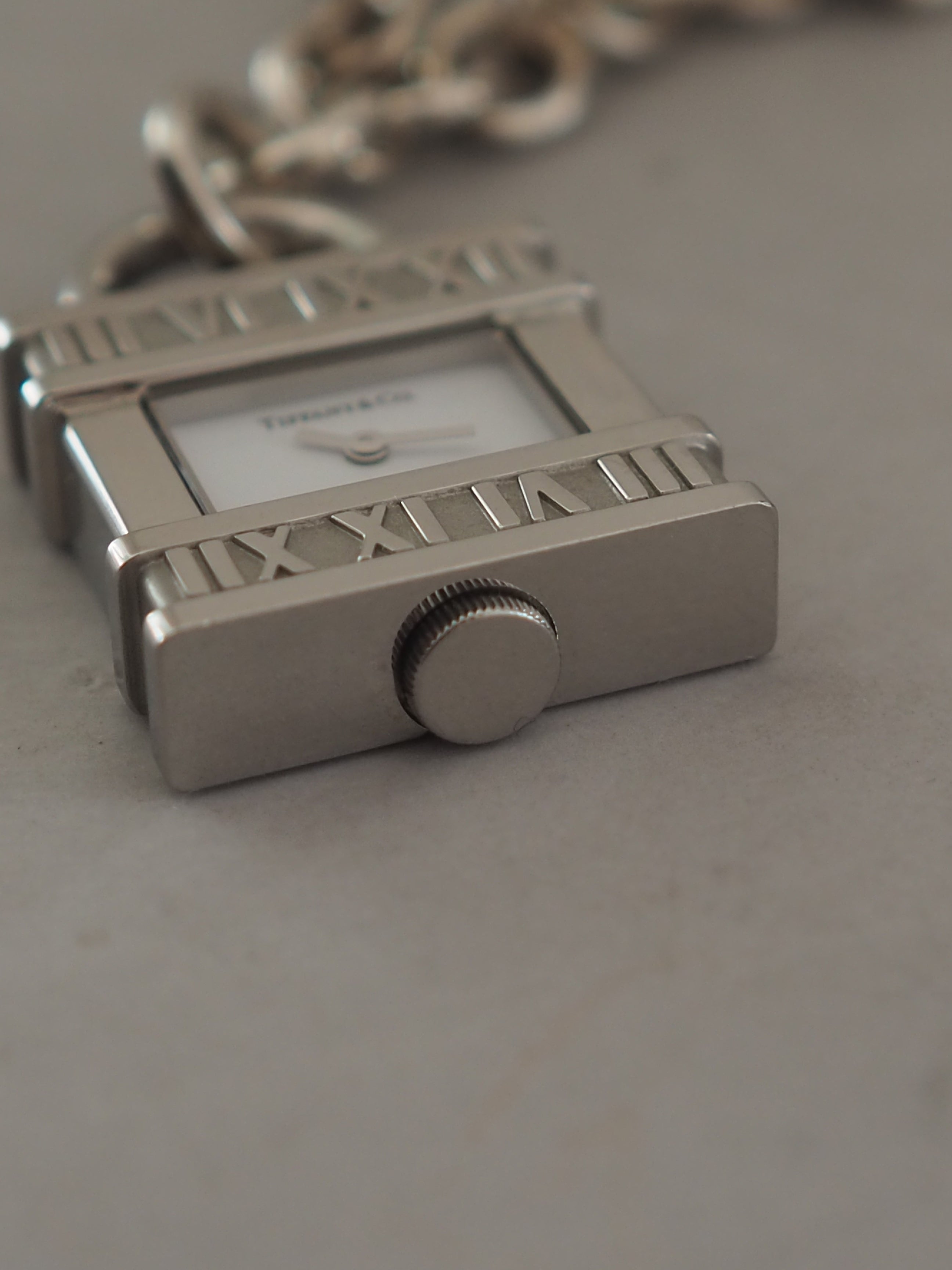 Tiffany & Co. Atlas Padlock Chain Watch