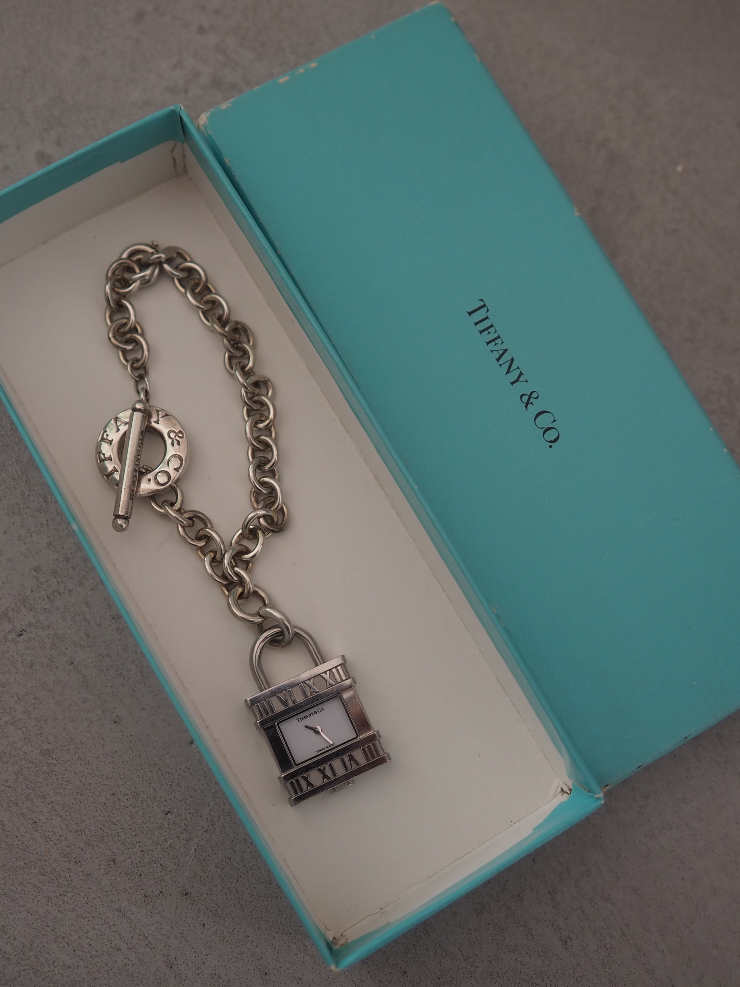 Tiffany & Co. Atlas Padlock Chain Watch