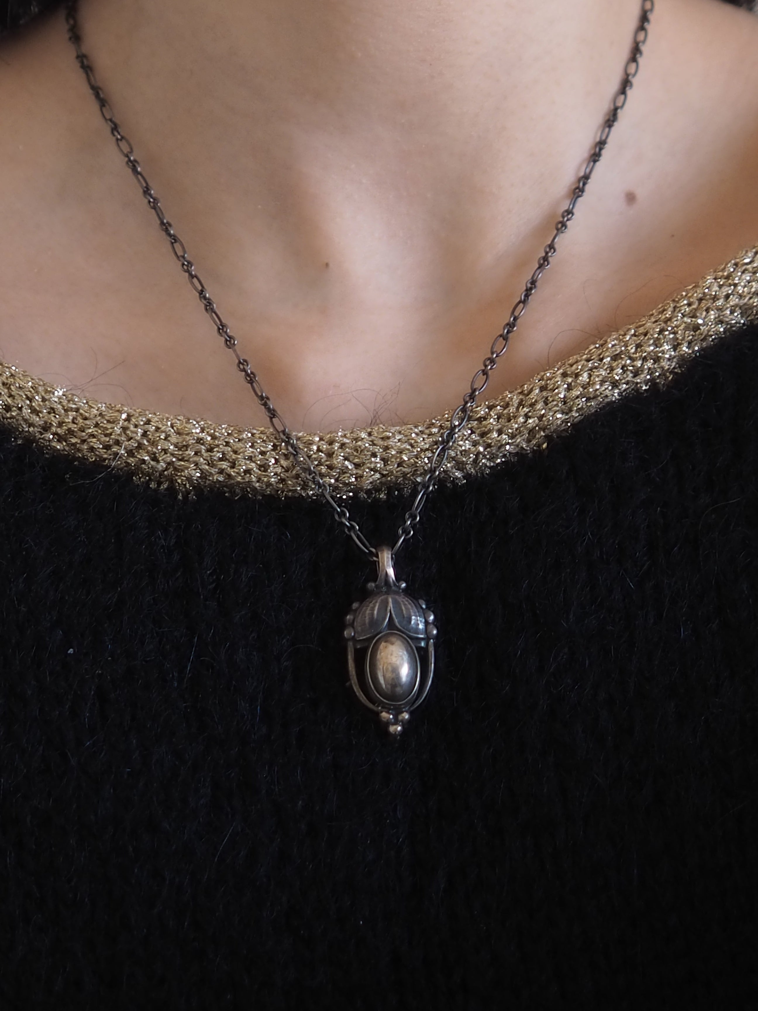 Georg Jensen Sculptural Necklace #2003