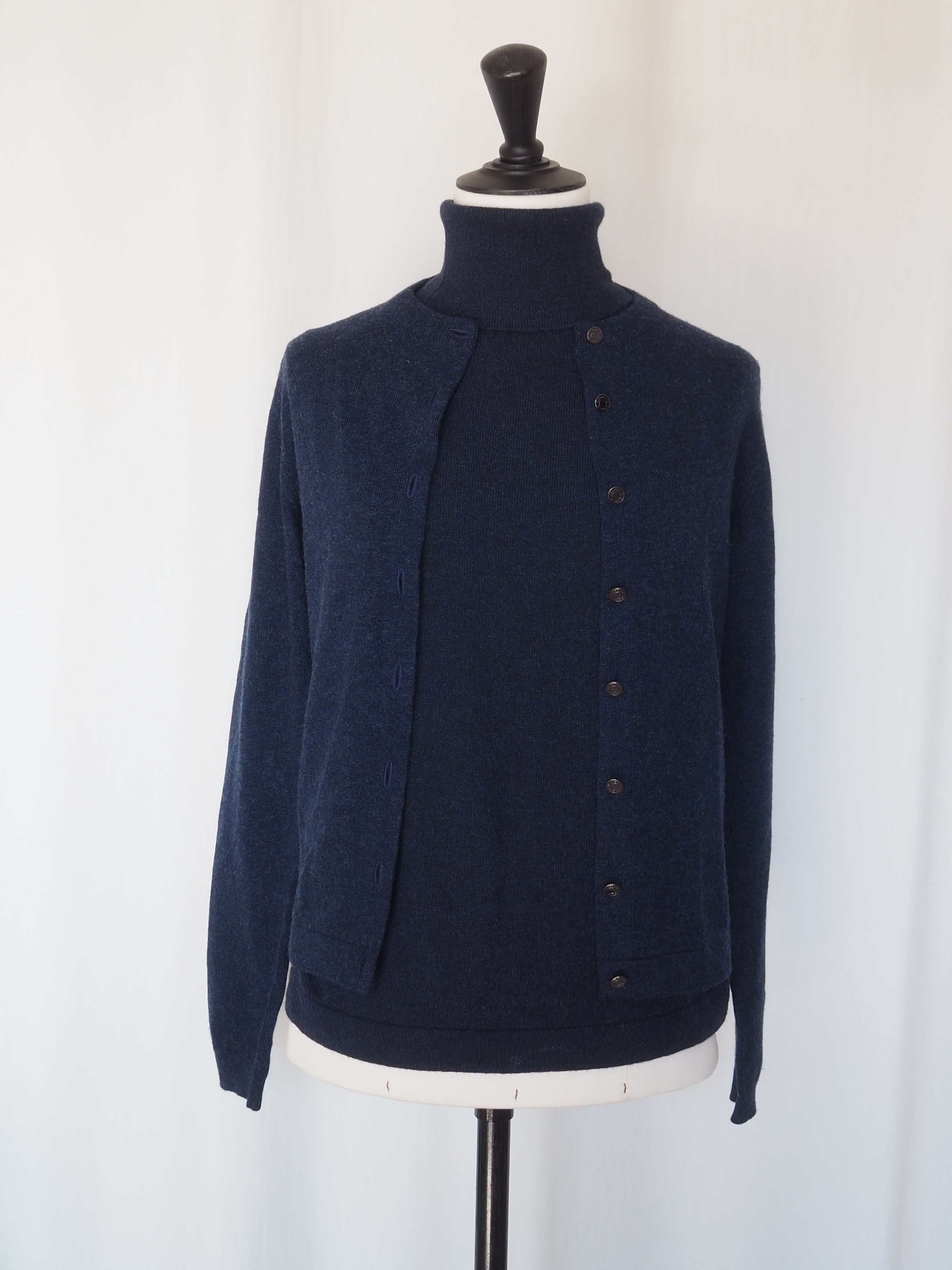 HERMÈS by Martin Margiela Sellier Button Knit Ensemble