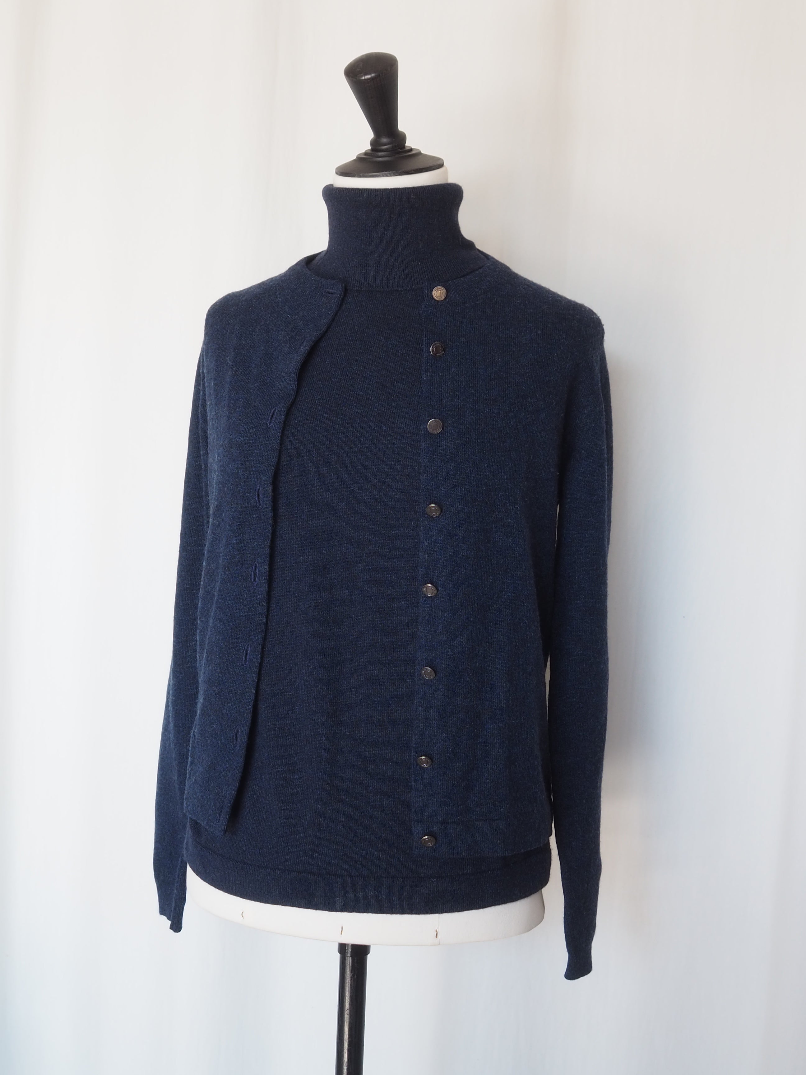 HERMÈS by Martin Margiela Sellier Button Knit Ensemble