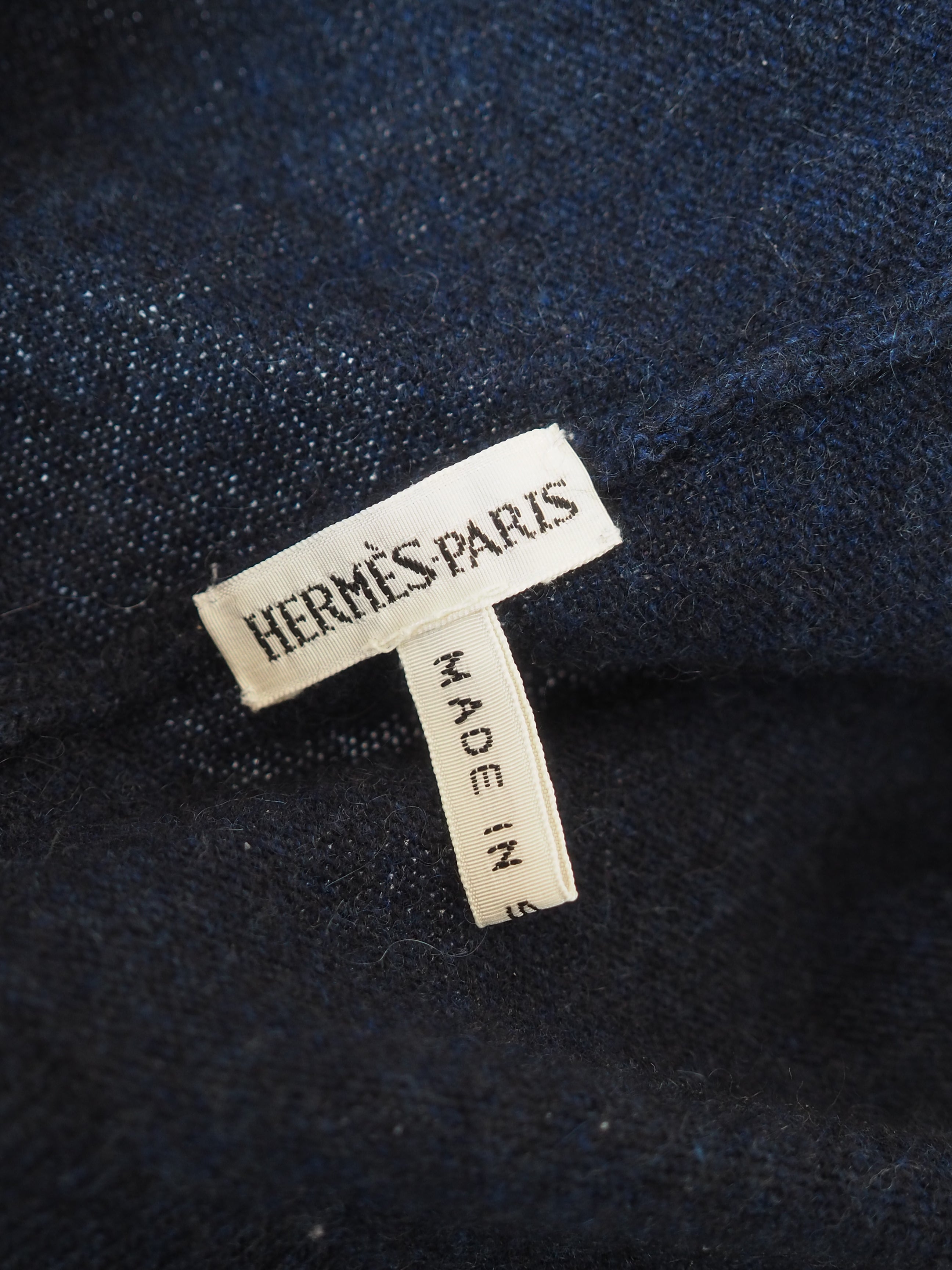 HERMÈS by Martin Margiela Sellier Button Knit Ensemble