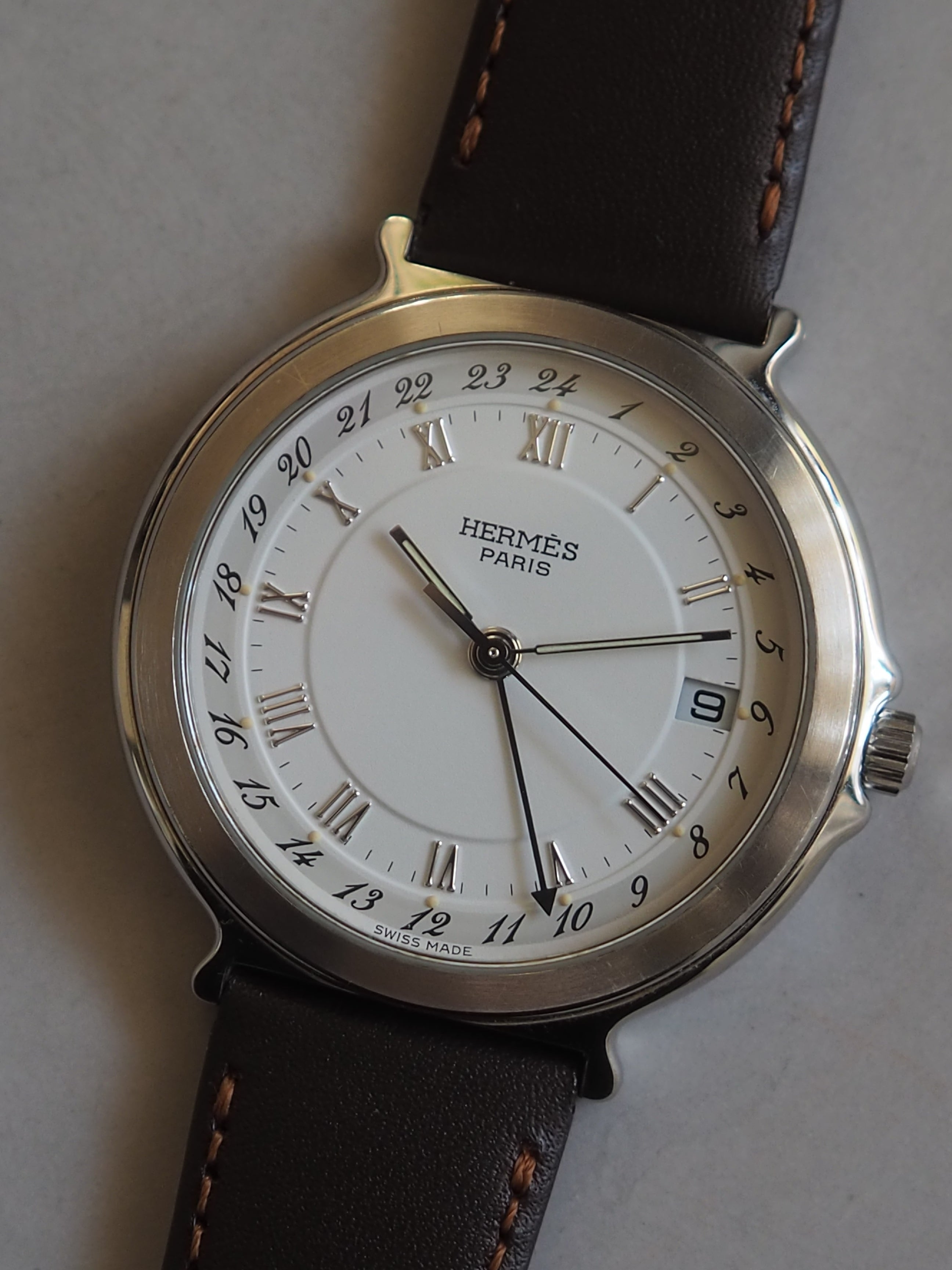 HERMÈS Carrick GMT Watch