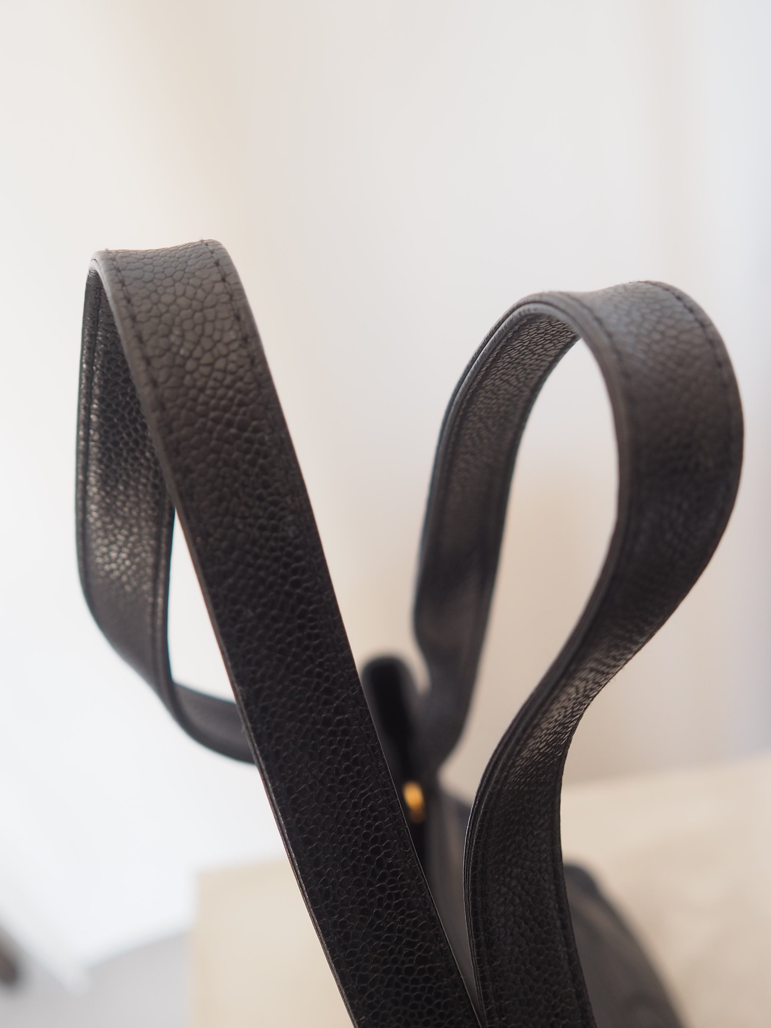 CHANEL COCO Caviar skin Tote bag