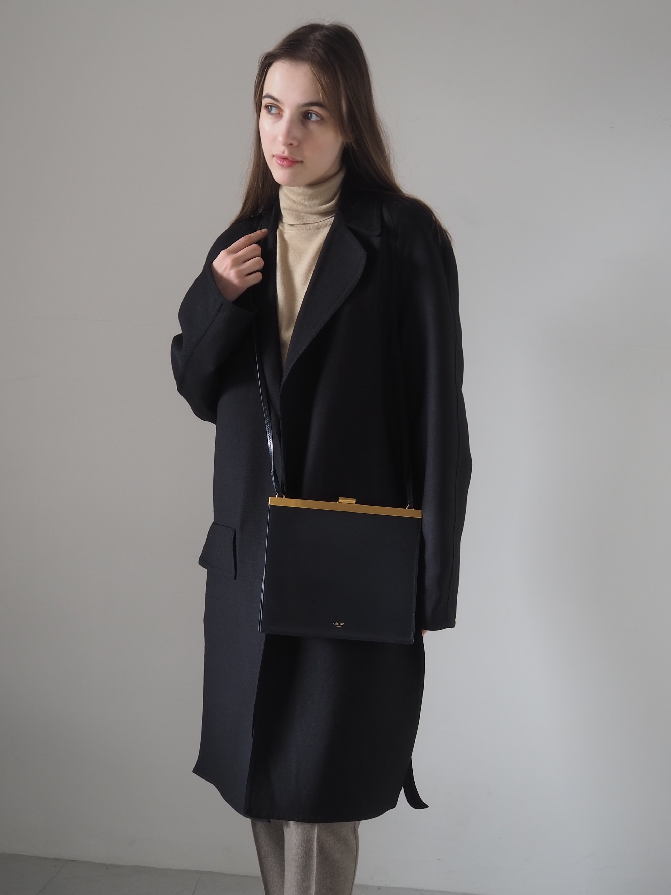 CÉLINE Clasp Shoulder Bag