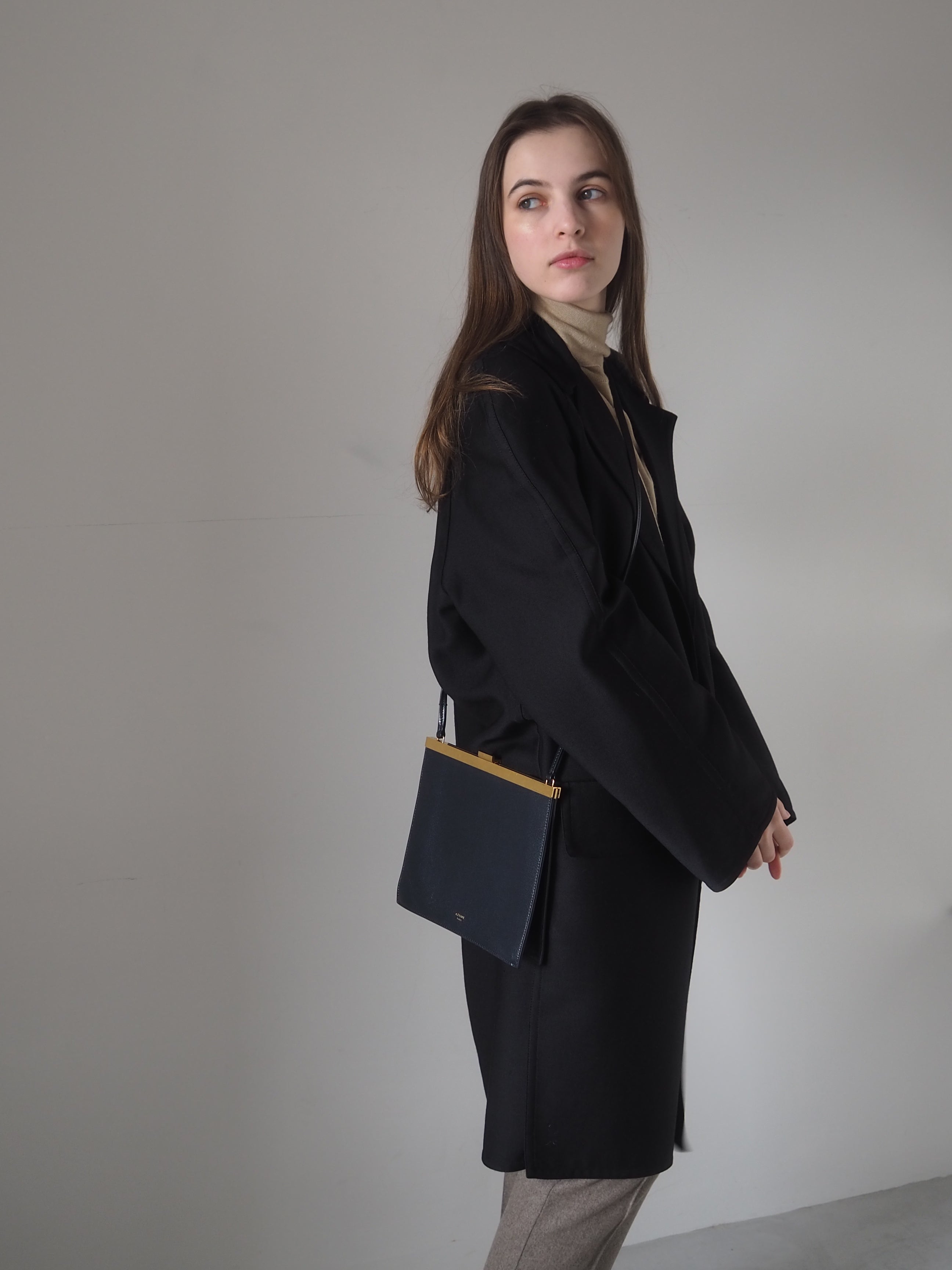 CÉLINE Clasp Shoulder Bag