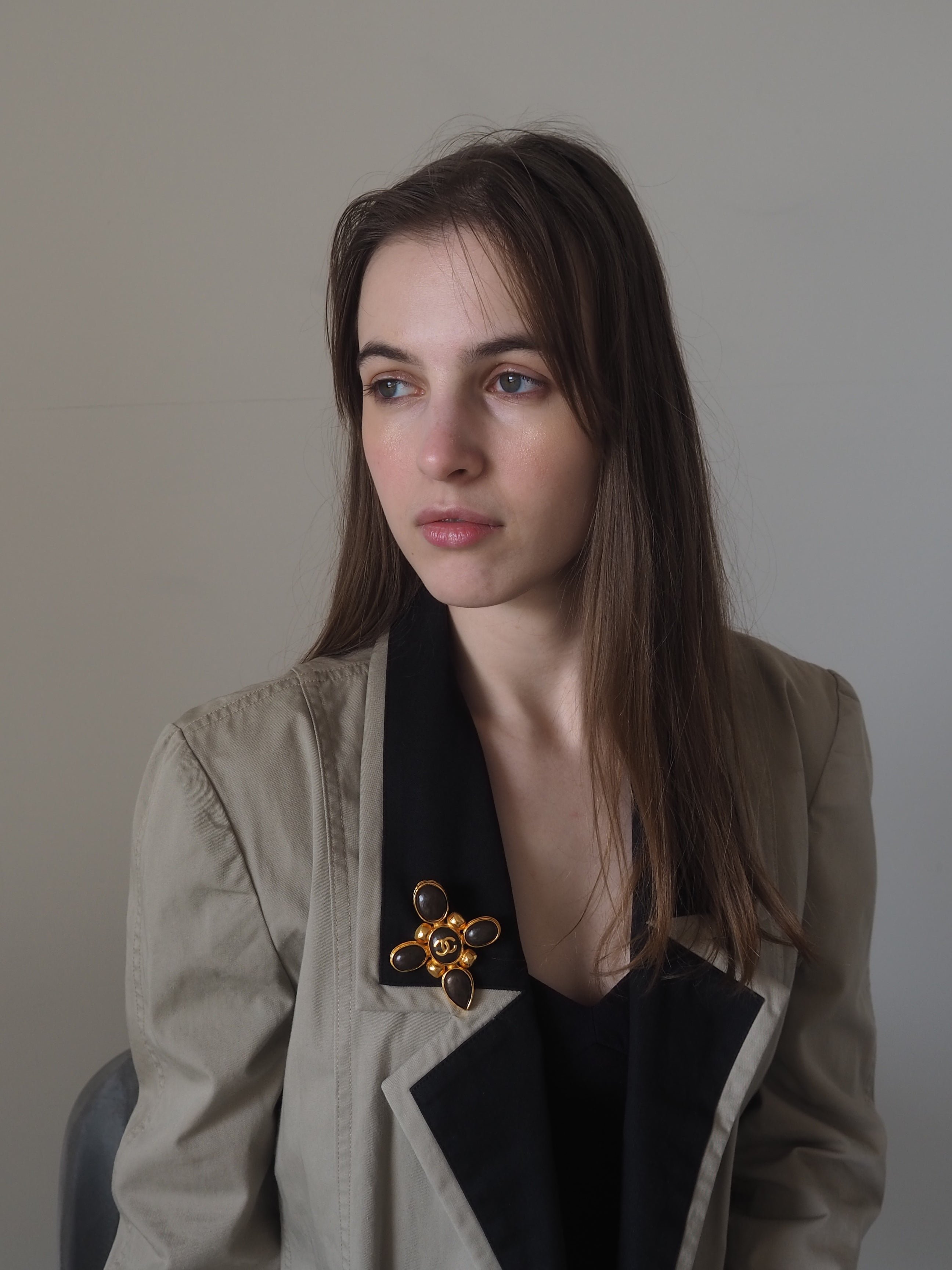 CHANEL COCO Color Stone Brooch