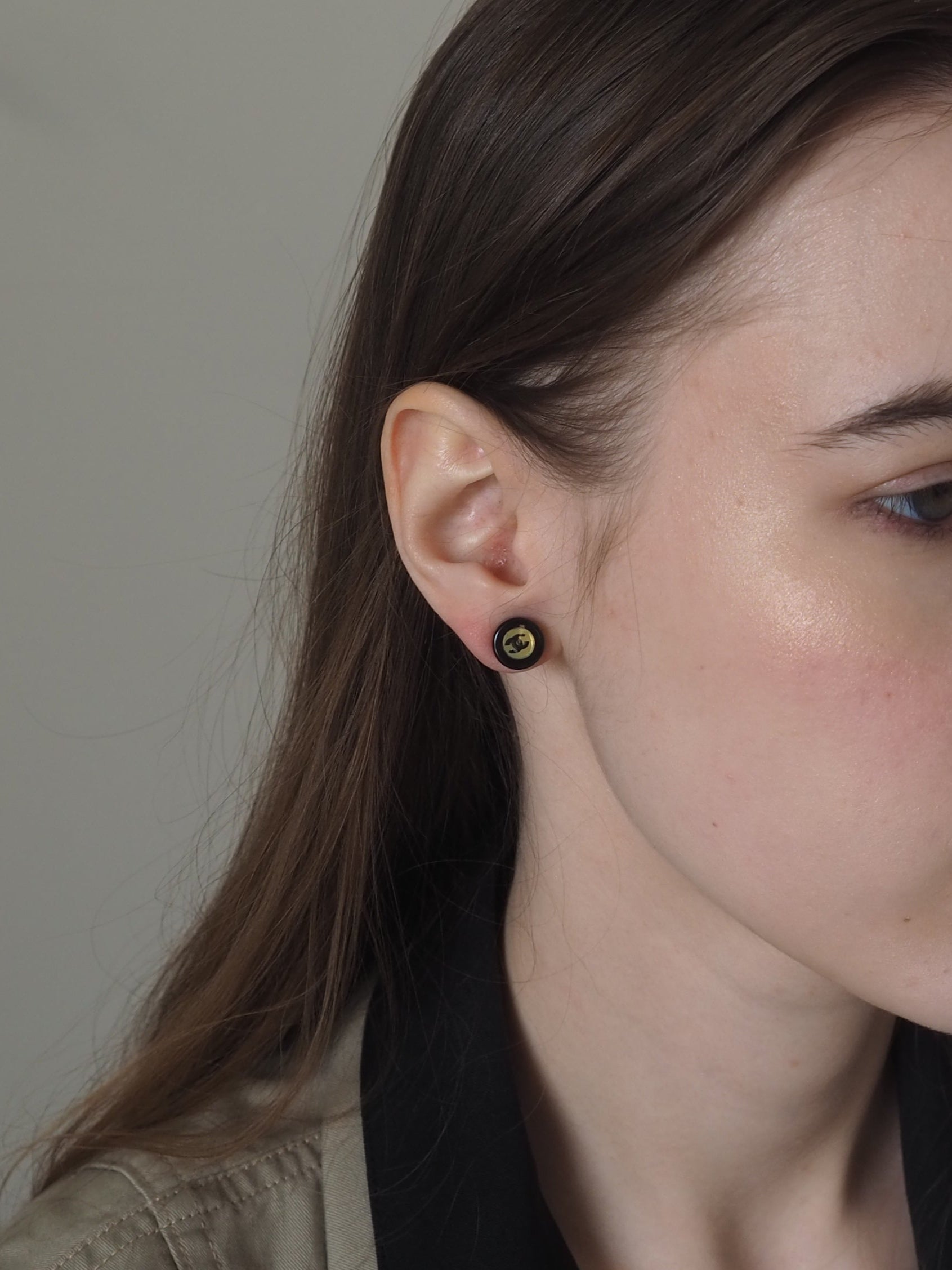 CHANEL Coco Mirror Earrings