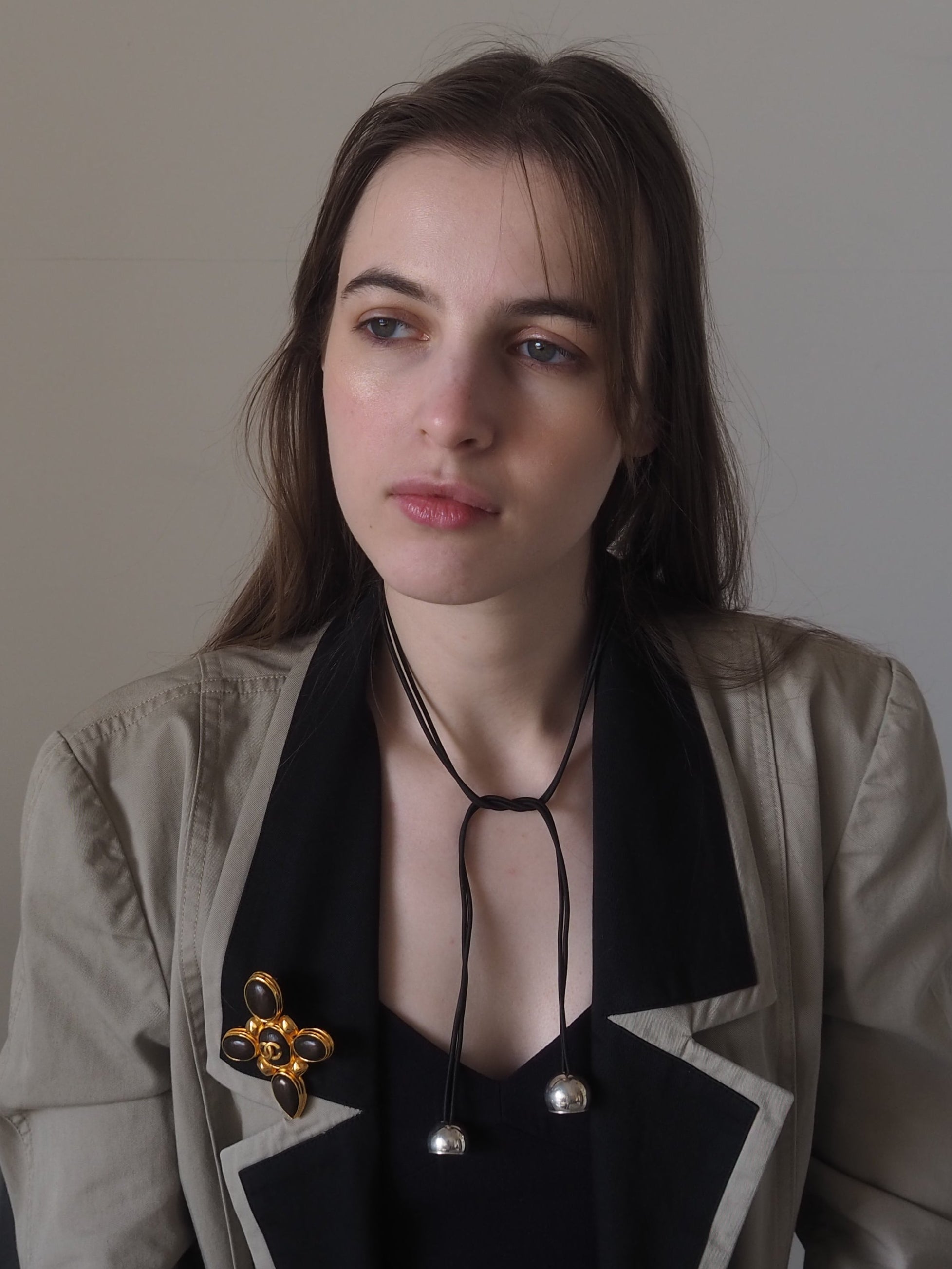 CHANEL シャネル シルバー 925 チョーカー ネックレス ユニセックス