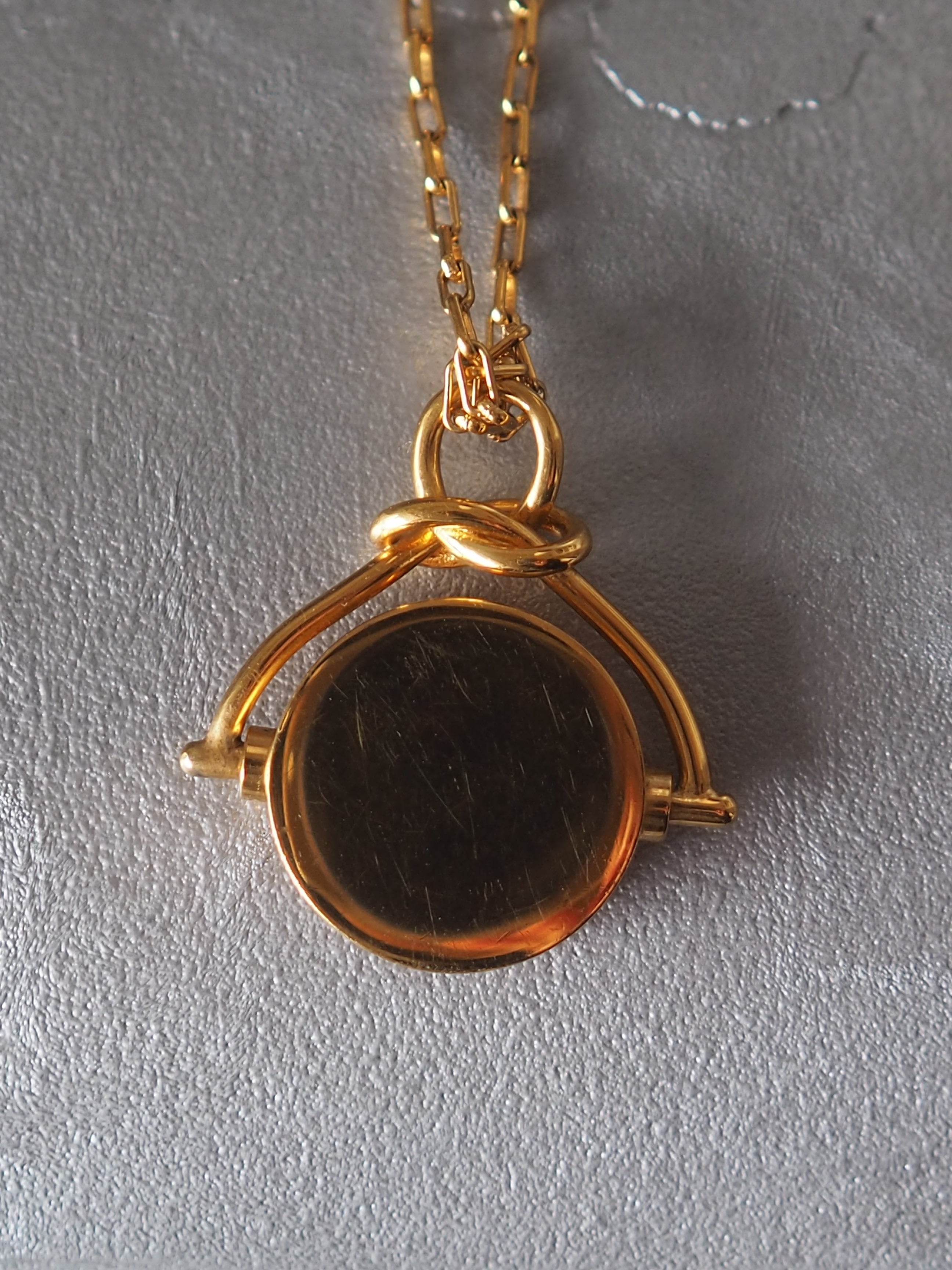 CÉLINE by Phoebe Philo Knot Medallion Necklace