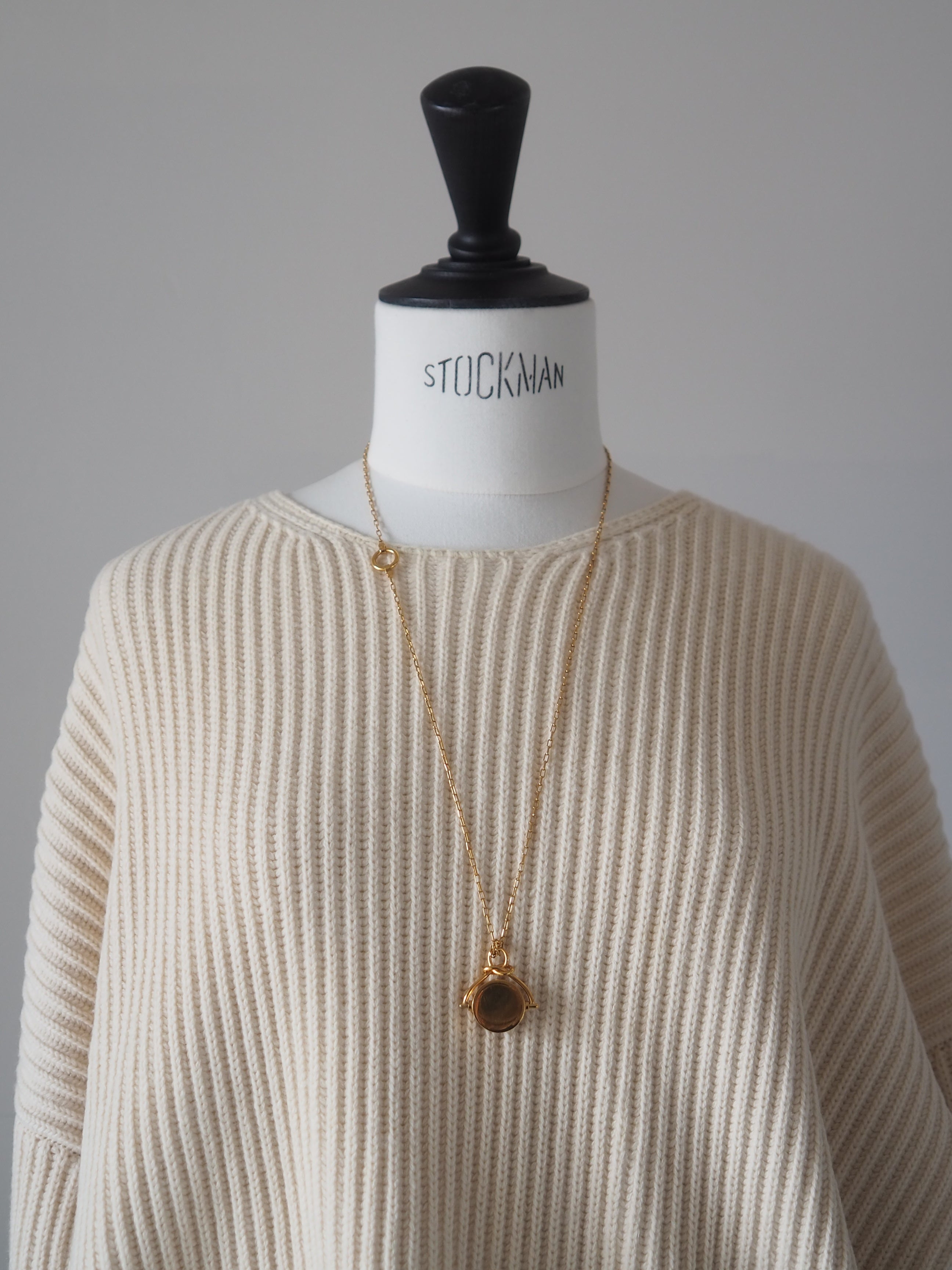 CÉLINE by Phoebe Philo Knot Medallion Necklace