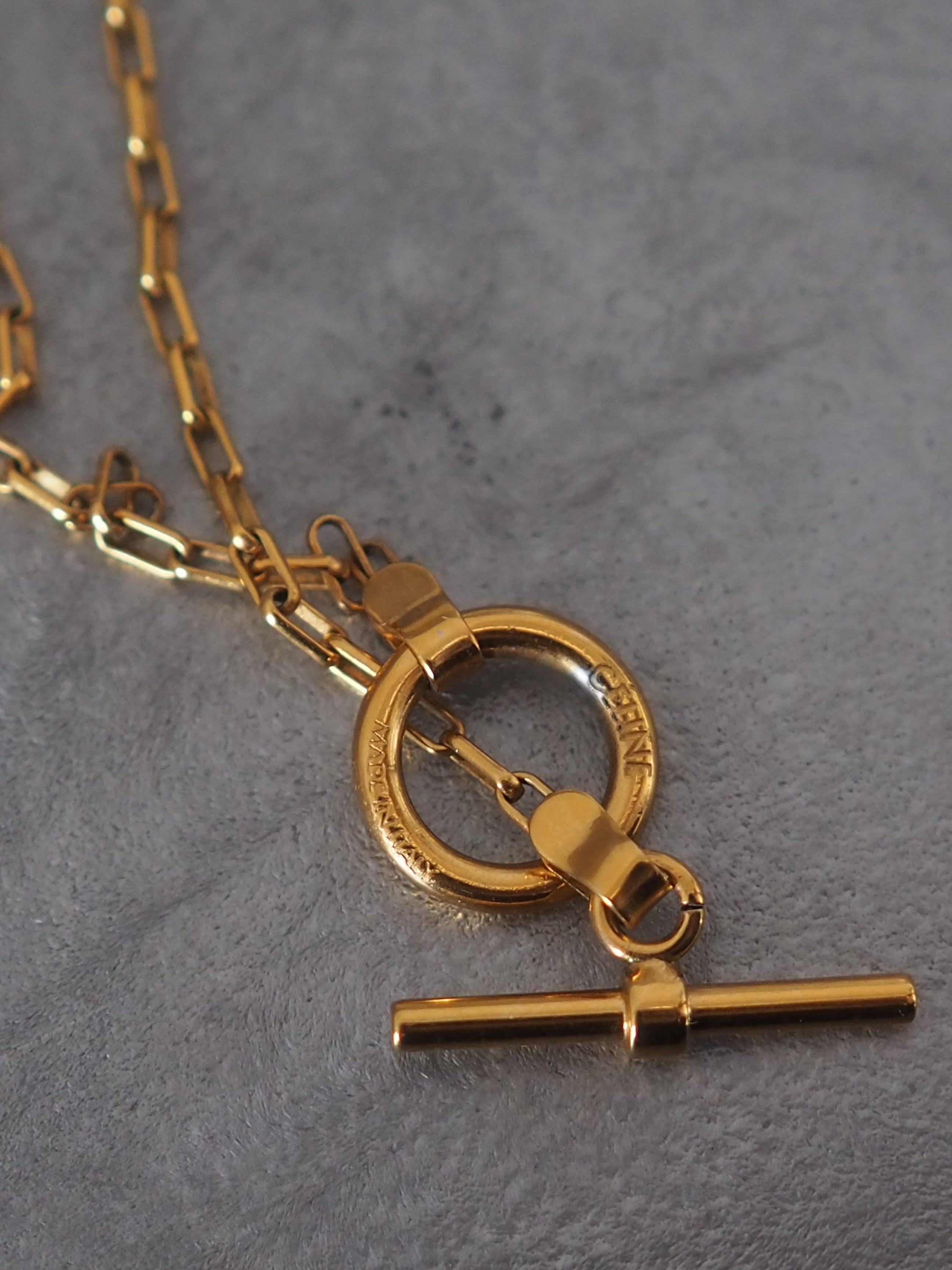 CÉLINE by Phoebe Philo Knot Medallion Necklace