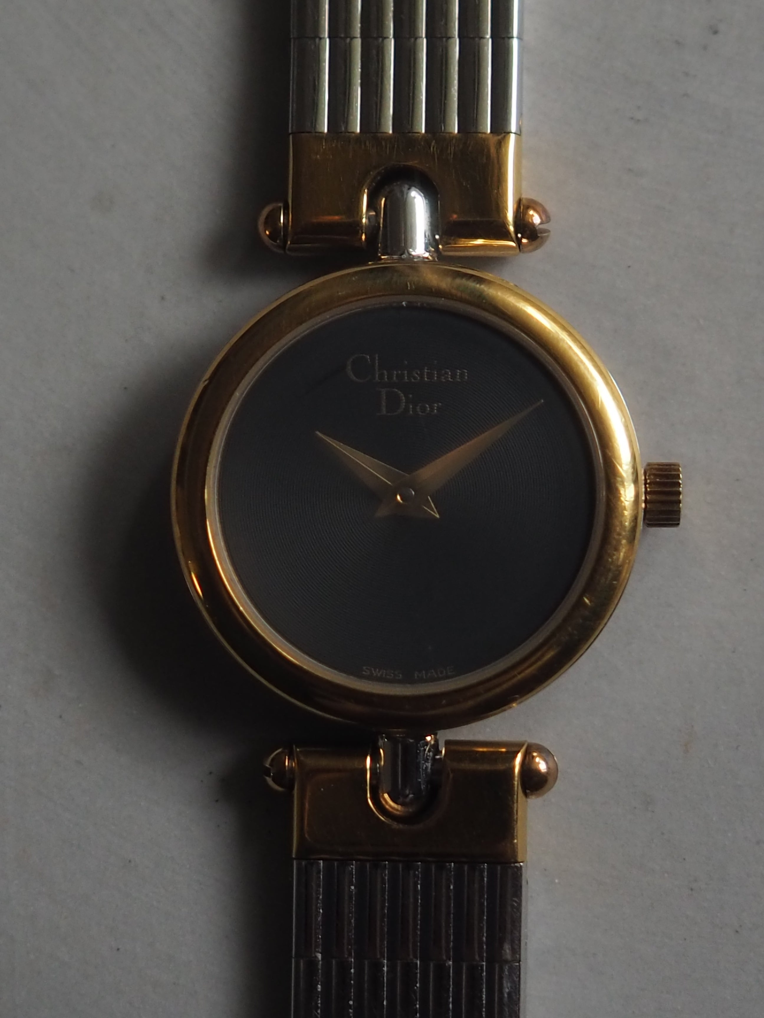 Christian Dior Two Tone Bracelet Watch