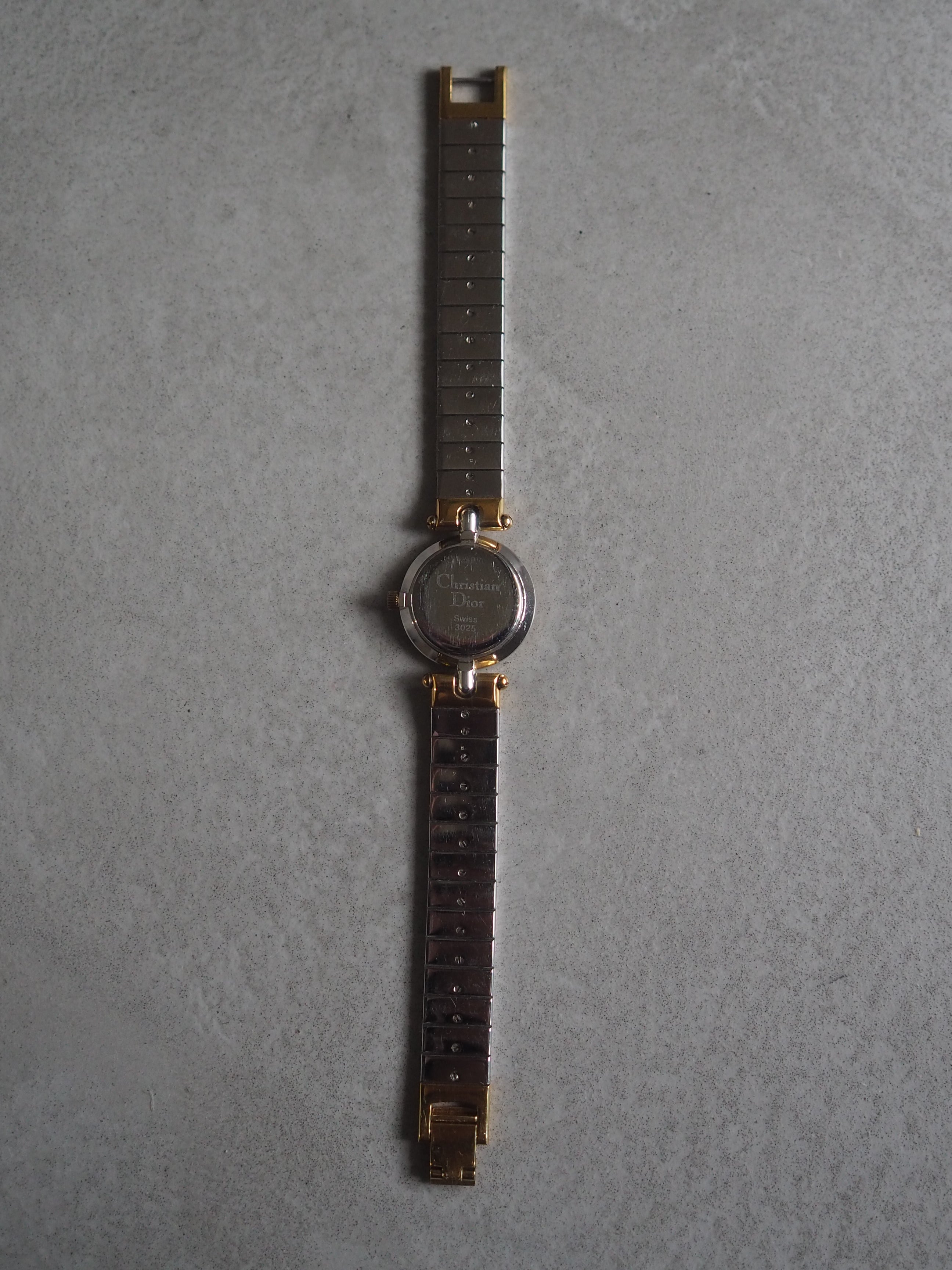 Christian Dior Two Tone Bracelet Watch