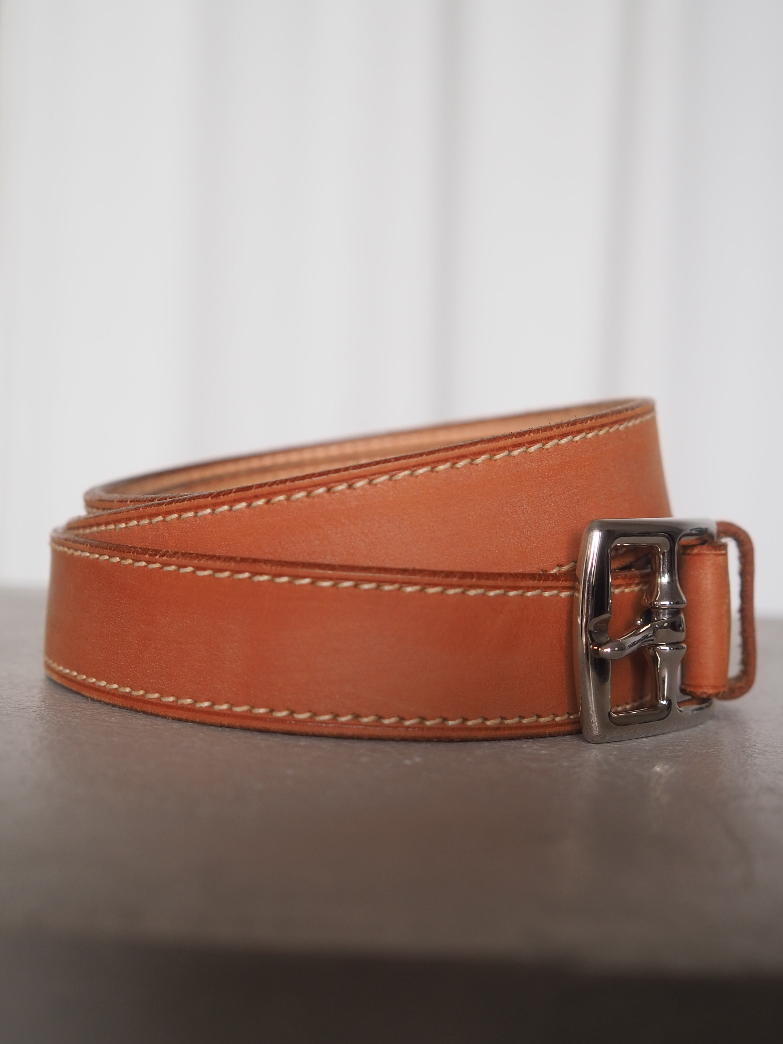 HERMÈS by Martin Margiela Étrivière Double Tour Belt
