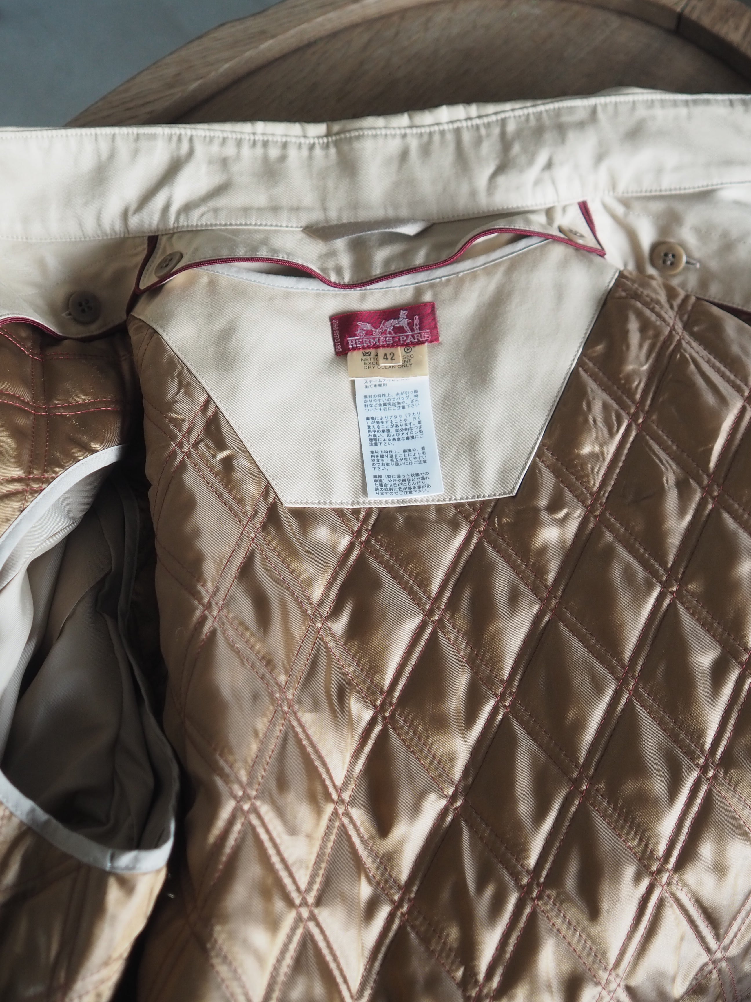 HERMÈS Classic Trench Coat