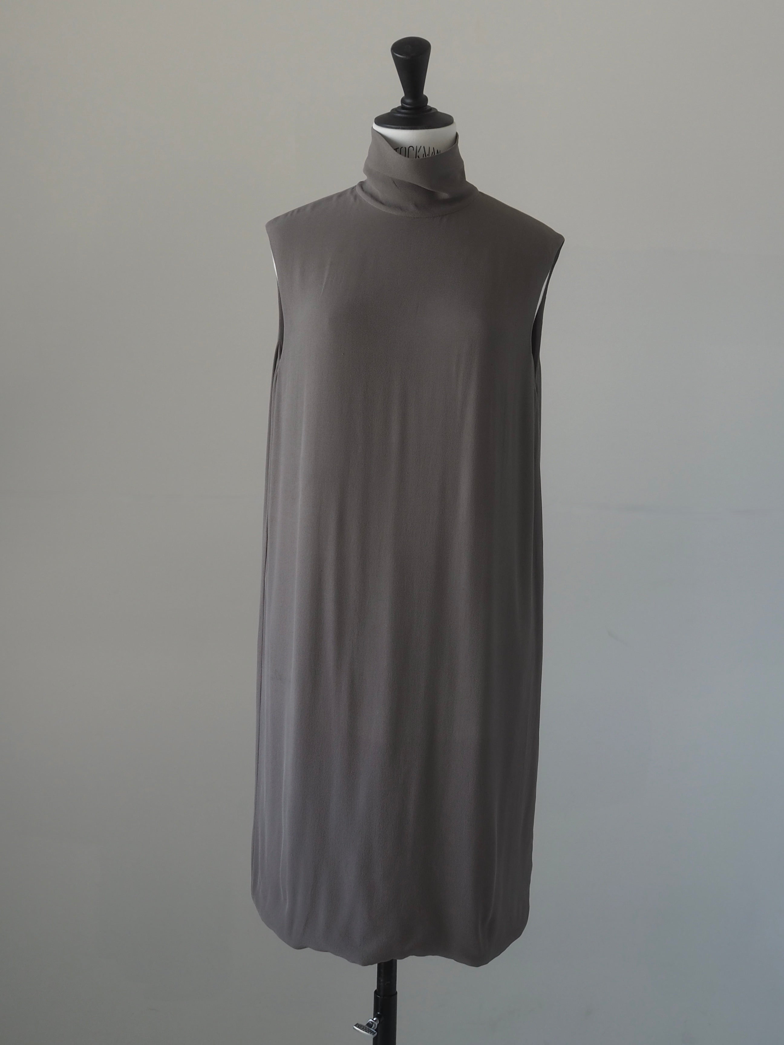 HERMÈS by Martin Margiela Sleeveless High-Neck Dress