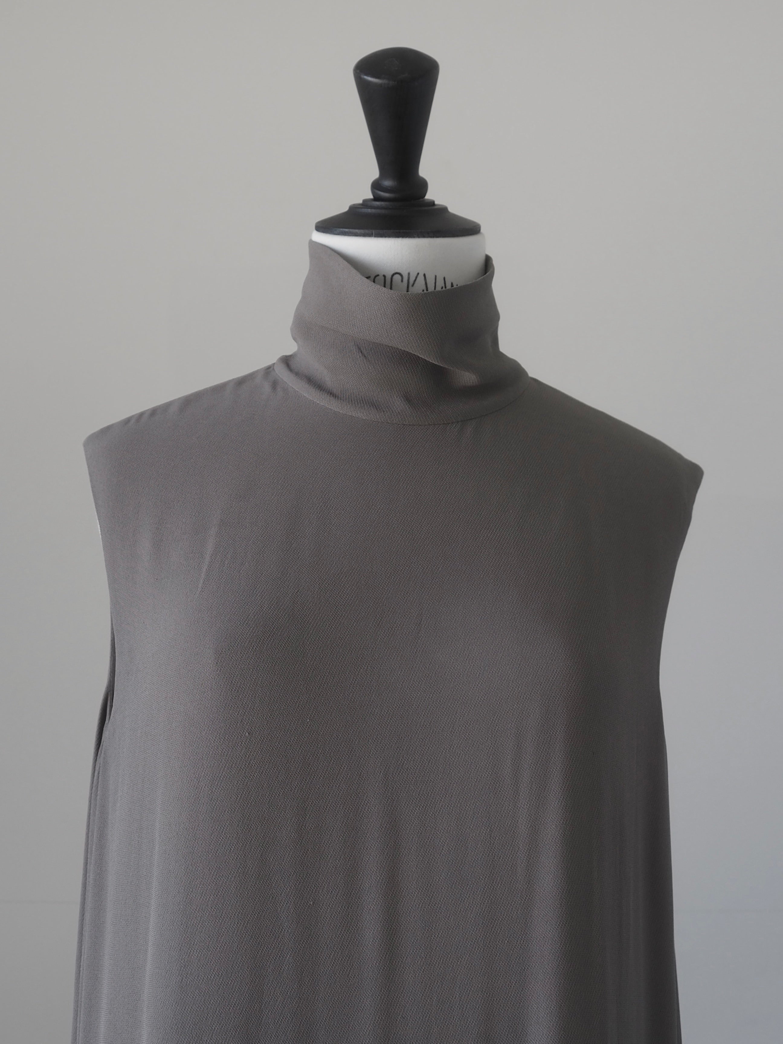 HERMÈS by Martin Margiela Sleeveless High-Neck Dress