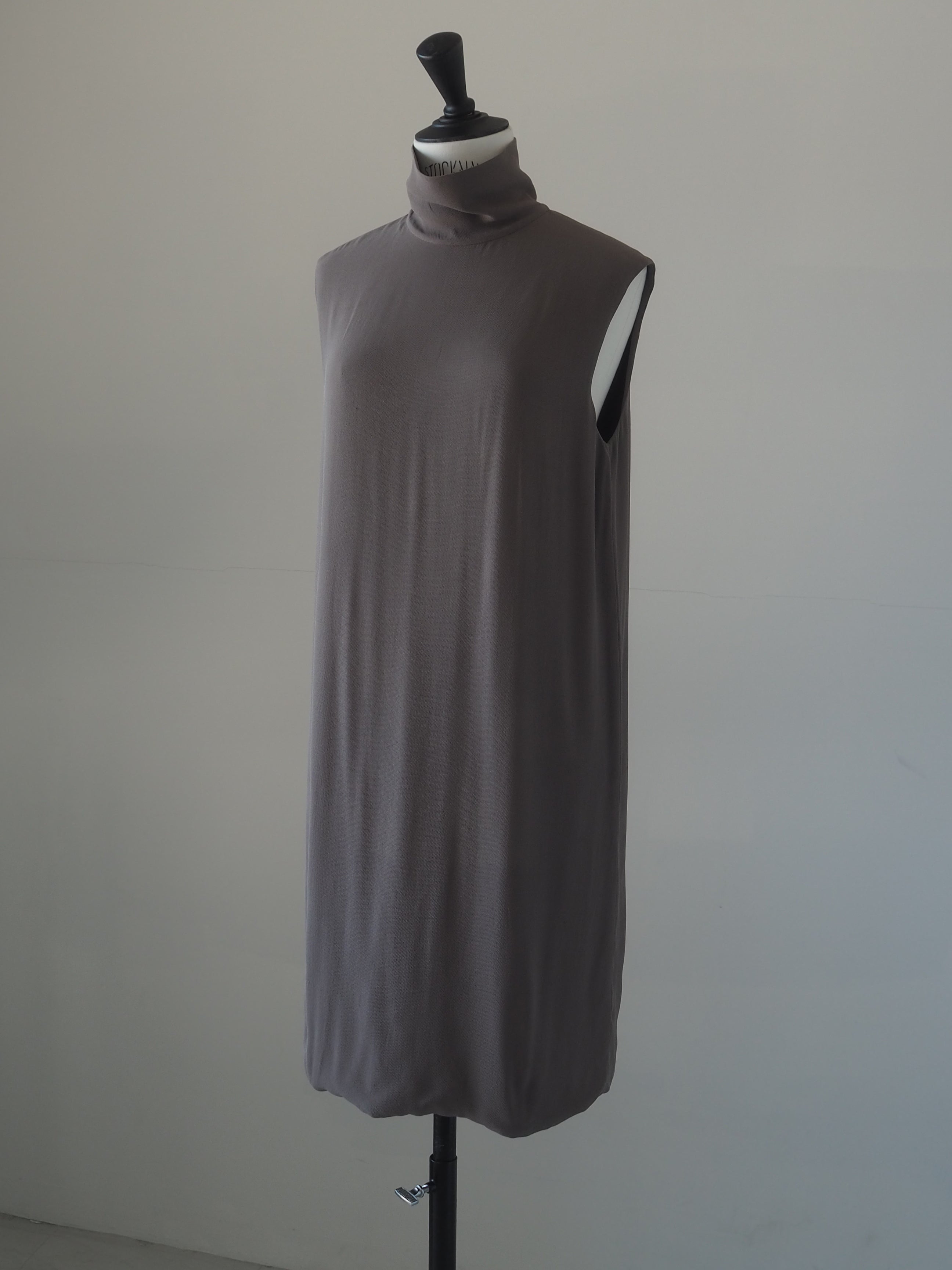 HERMÈS by Martin Margiela Sleeveless High-Neck Dress