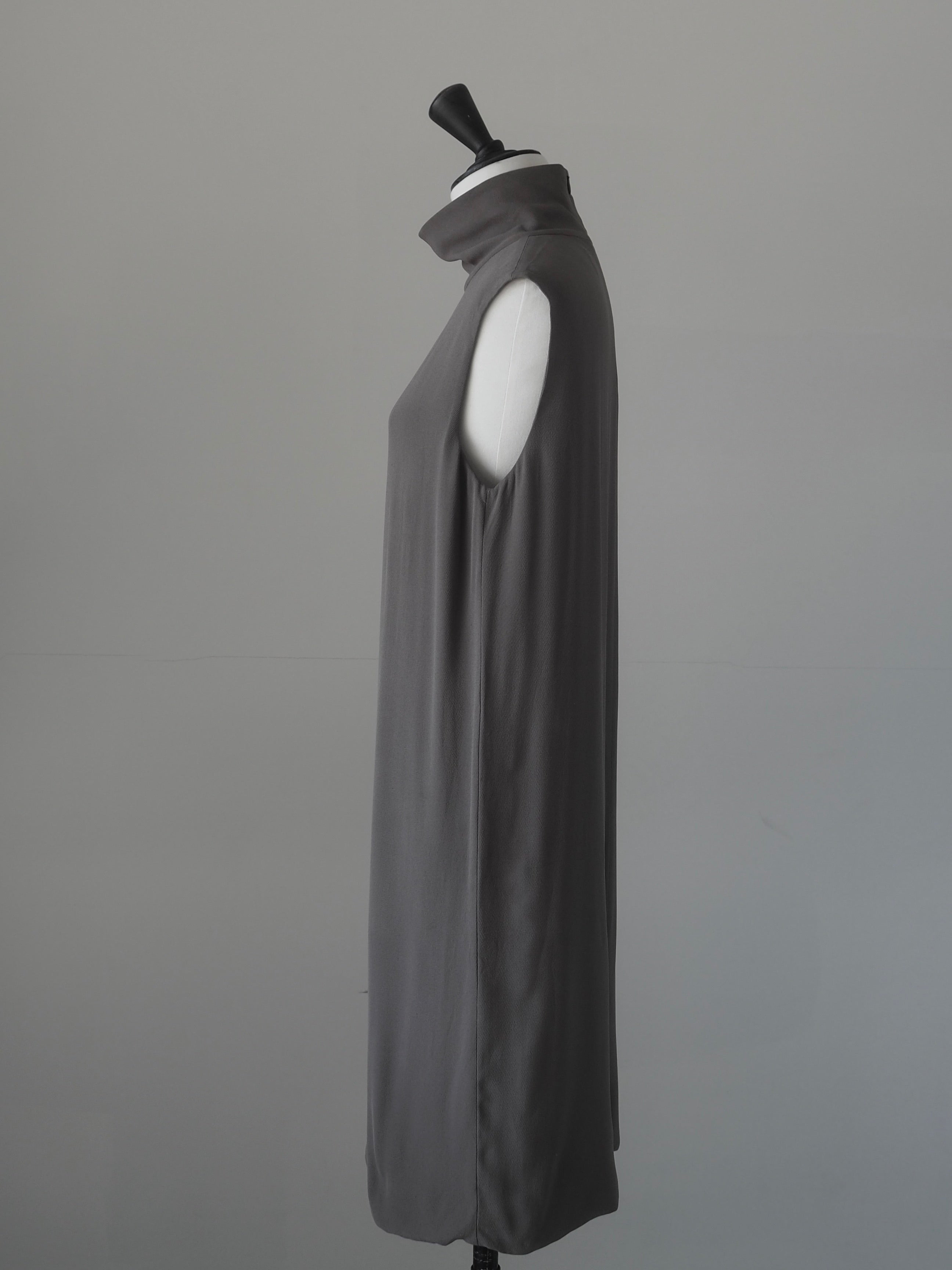 HERMÈS by Martin Margiela Sleeveless High-Neck Dress