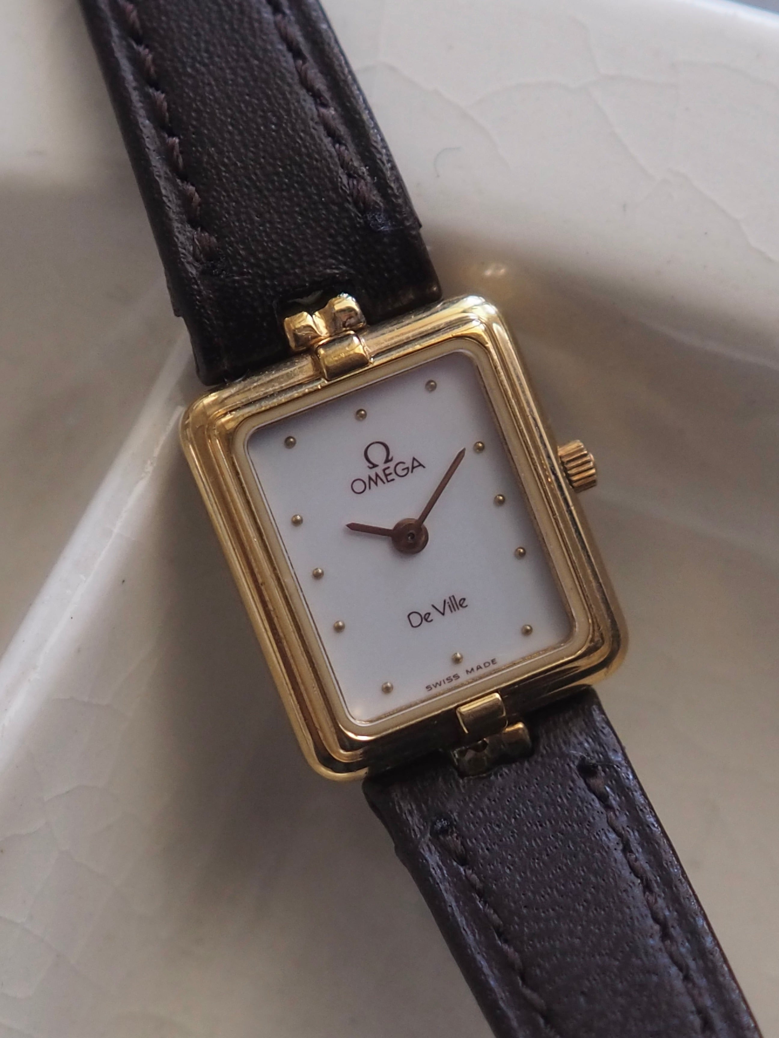 OMEGA De Ville Rectangular Watch