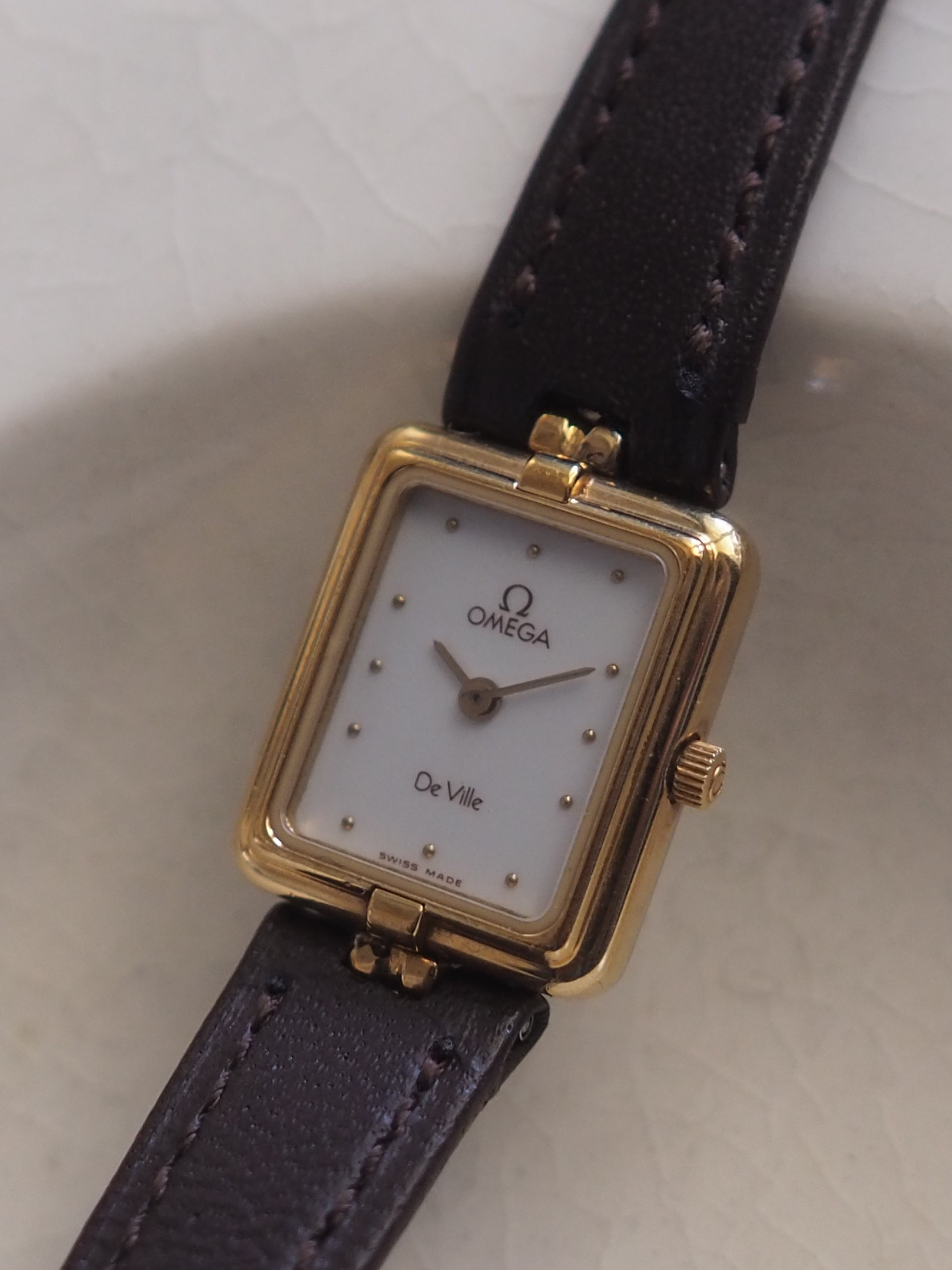 【希少品ケース付き】OMEGA オメガ 腕時計 レディース デヴィール オメガ OMEGA アンティーク時計[DE VILLE デビル]レディース