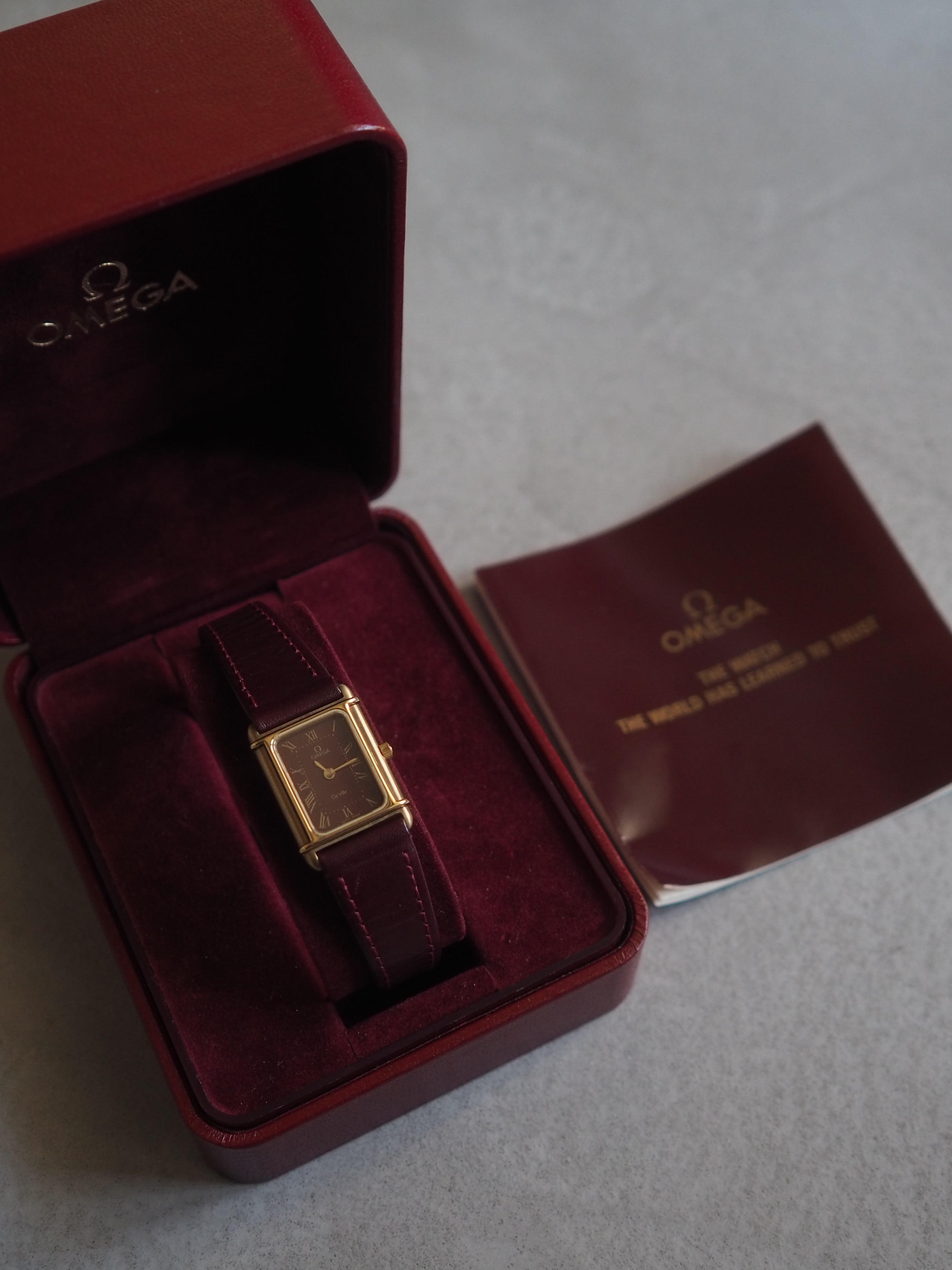 OMEGA De Ville Rectangular Roman Dial Watch