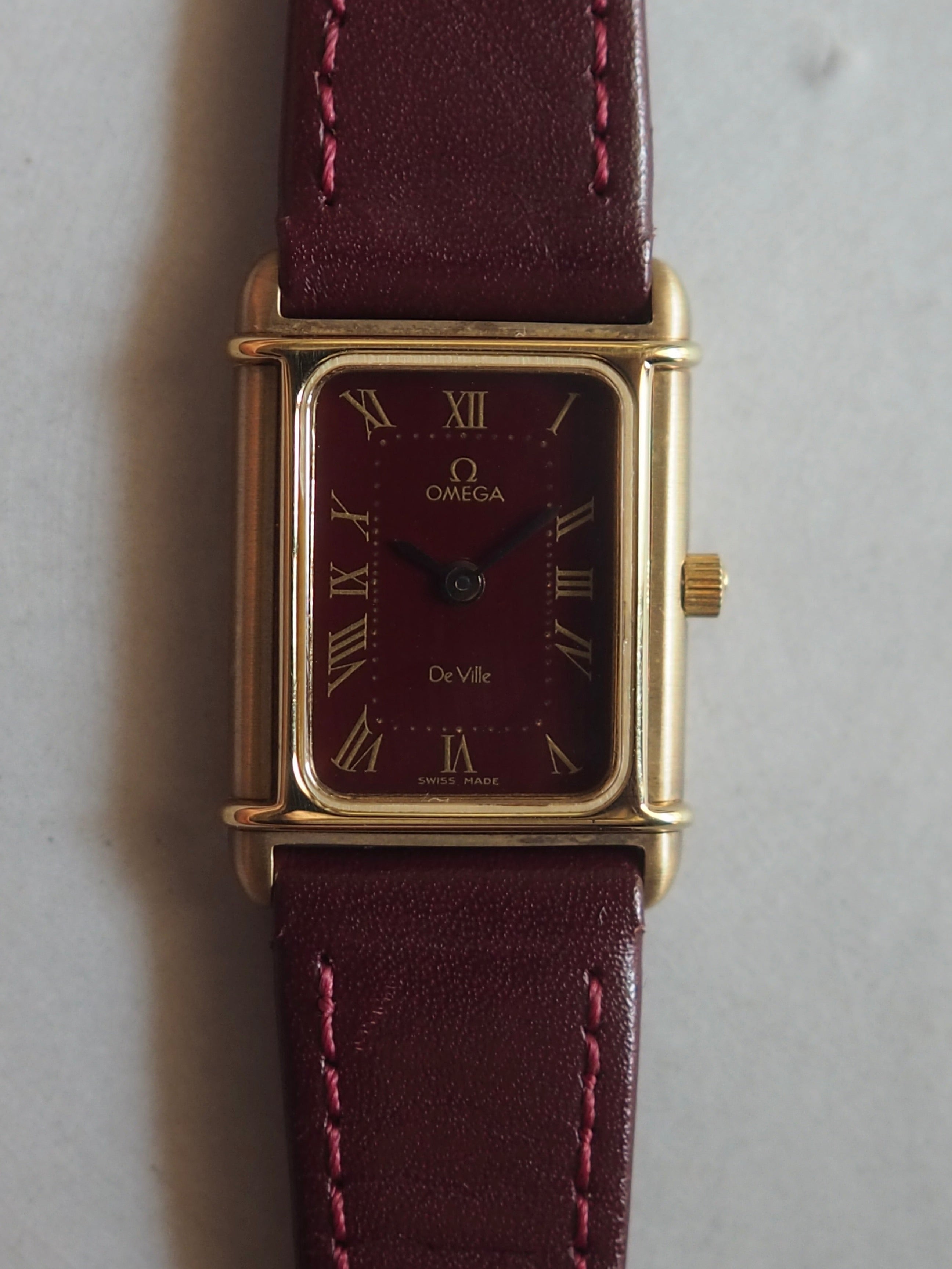 OMEGA De Ville Rectangular Roman Dial Watch
