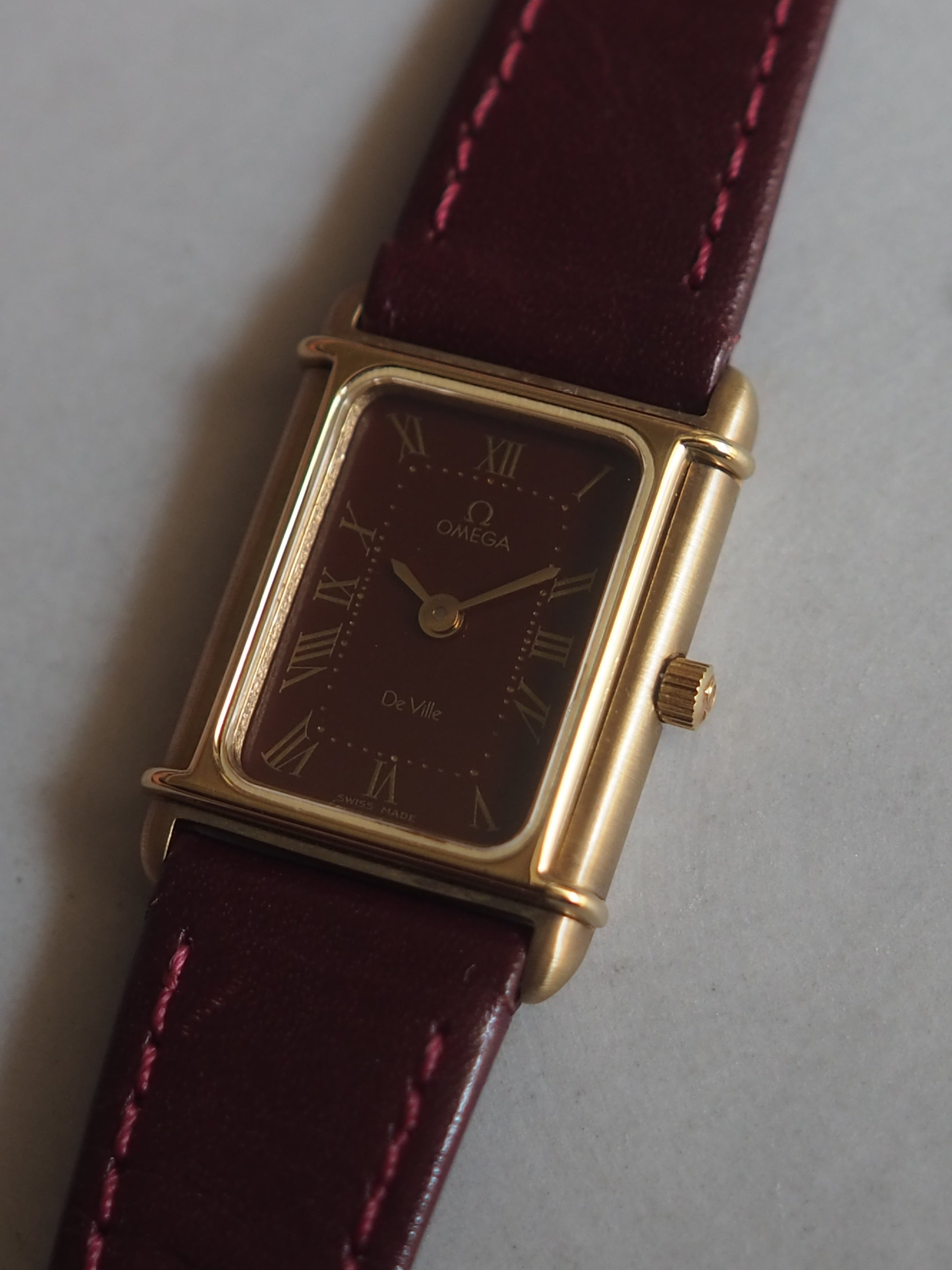 OMEGA De Ville Rectangular Roman Dial Watch
