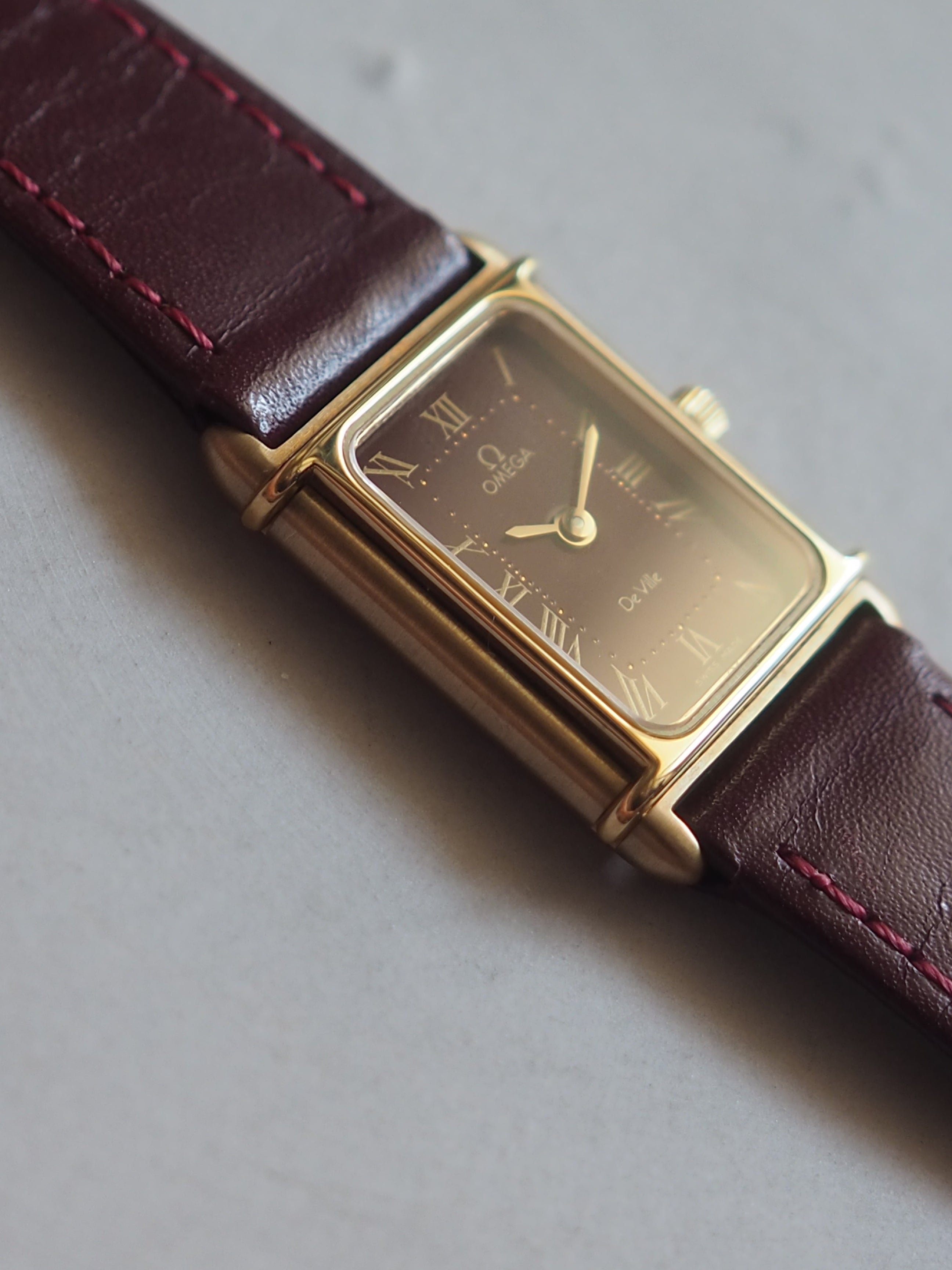 OMEGA De Ville Rectangular Roman Dial Watch