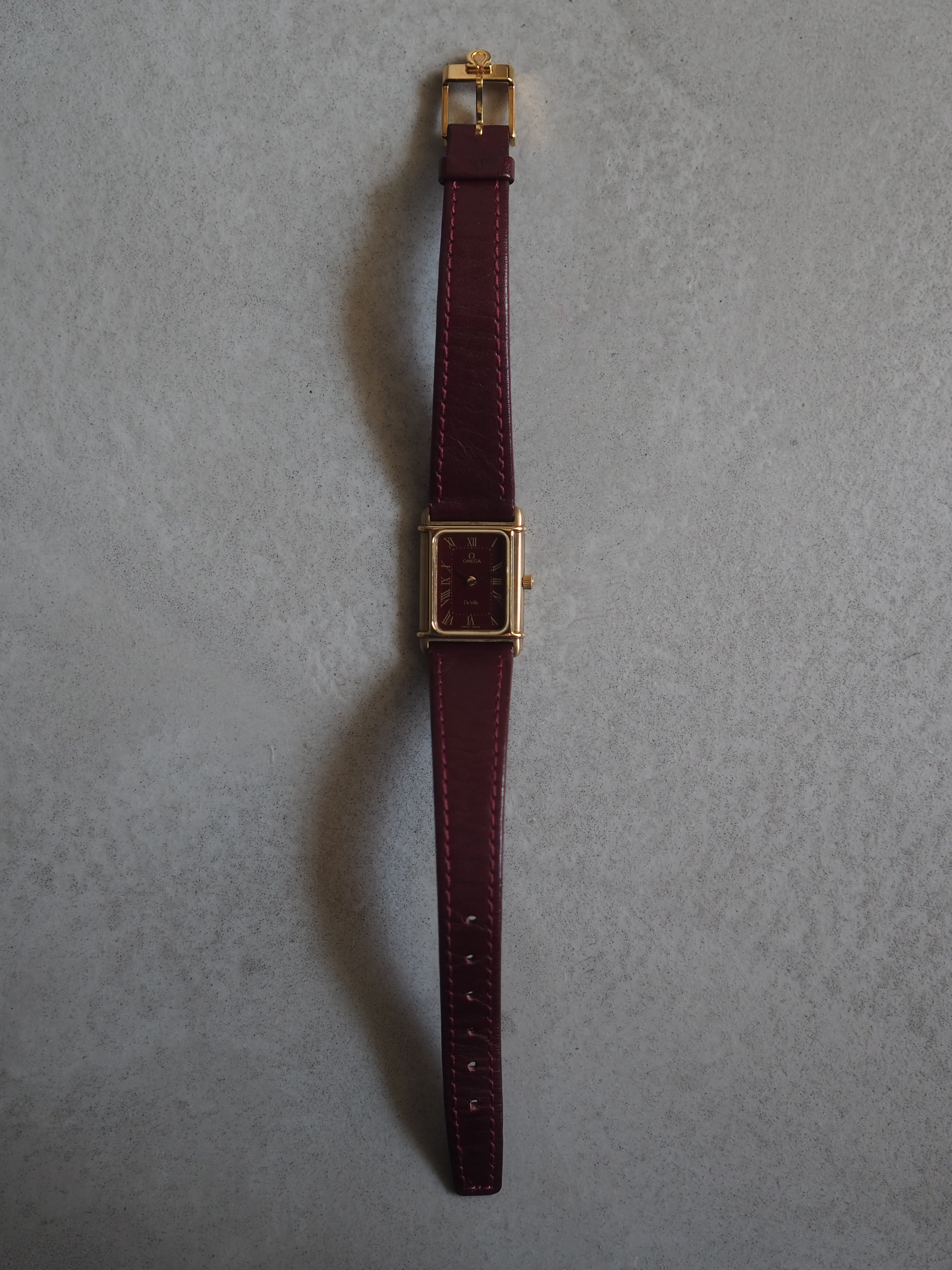 OMEGA De Ville Rectangular Roman Dial Watch