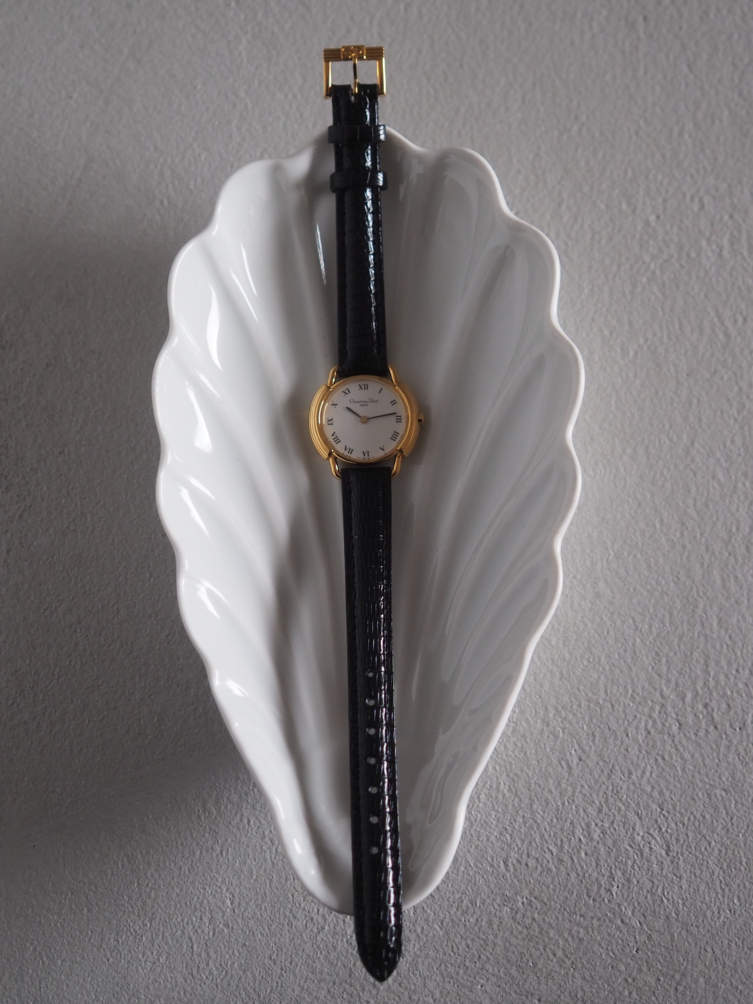 Christian Dior Round Logos Watch