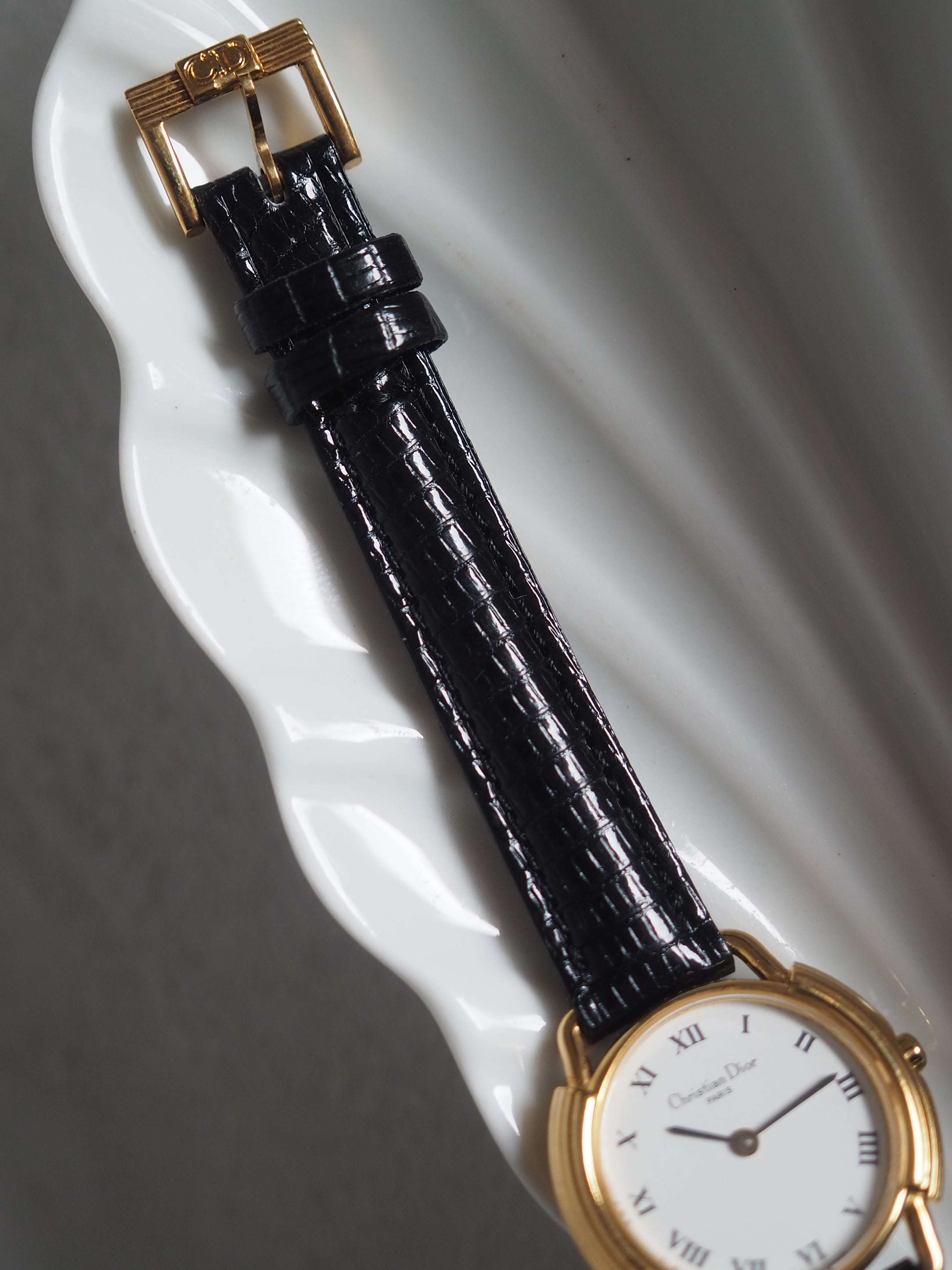 Christian Dior Round Logos Watch