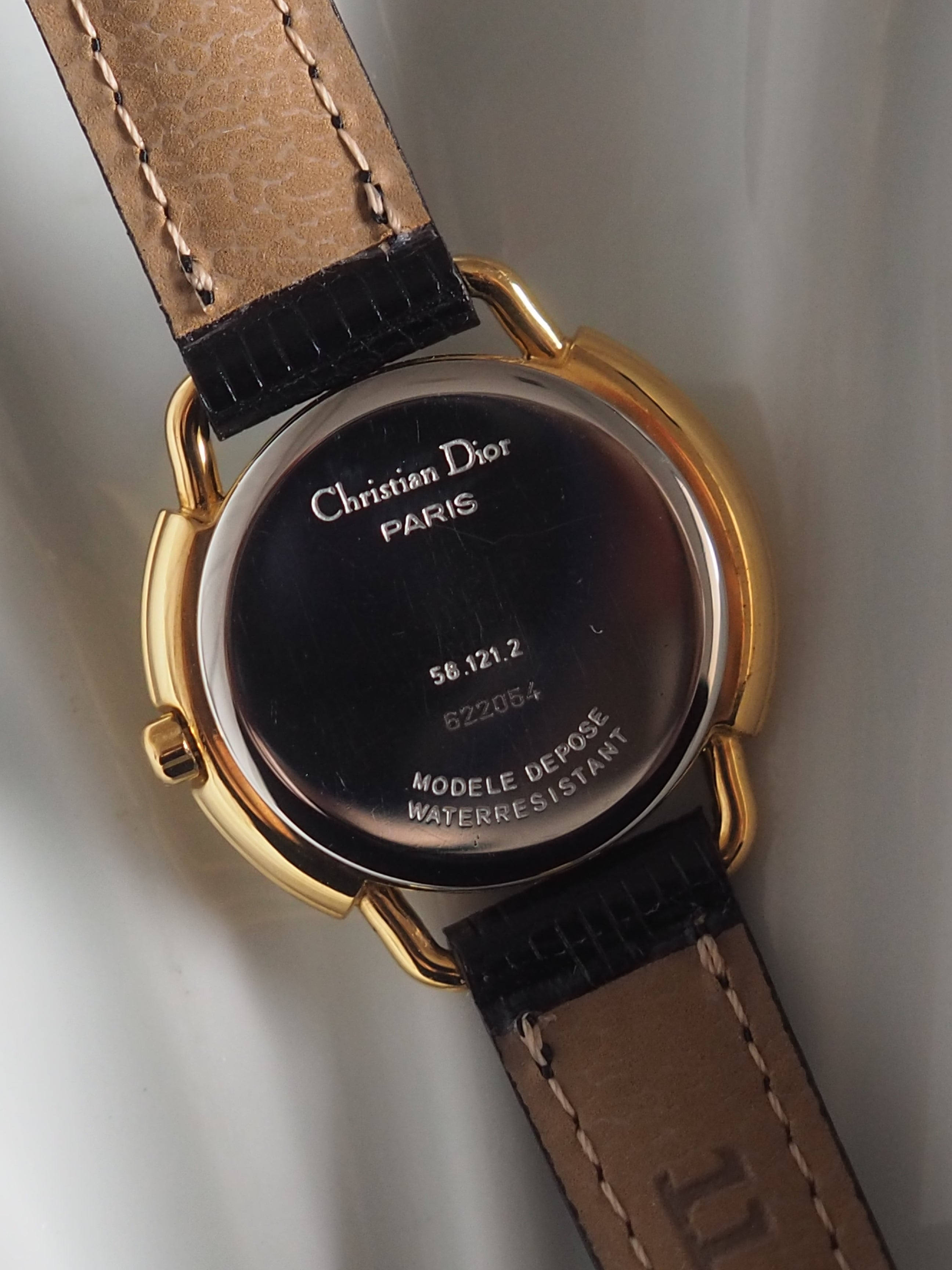 Christian Dior Round Logos Watch