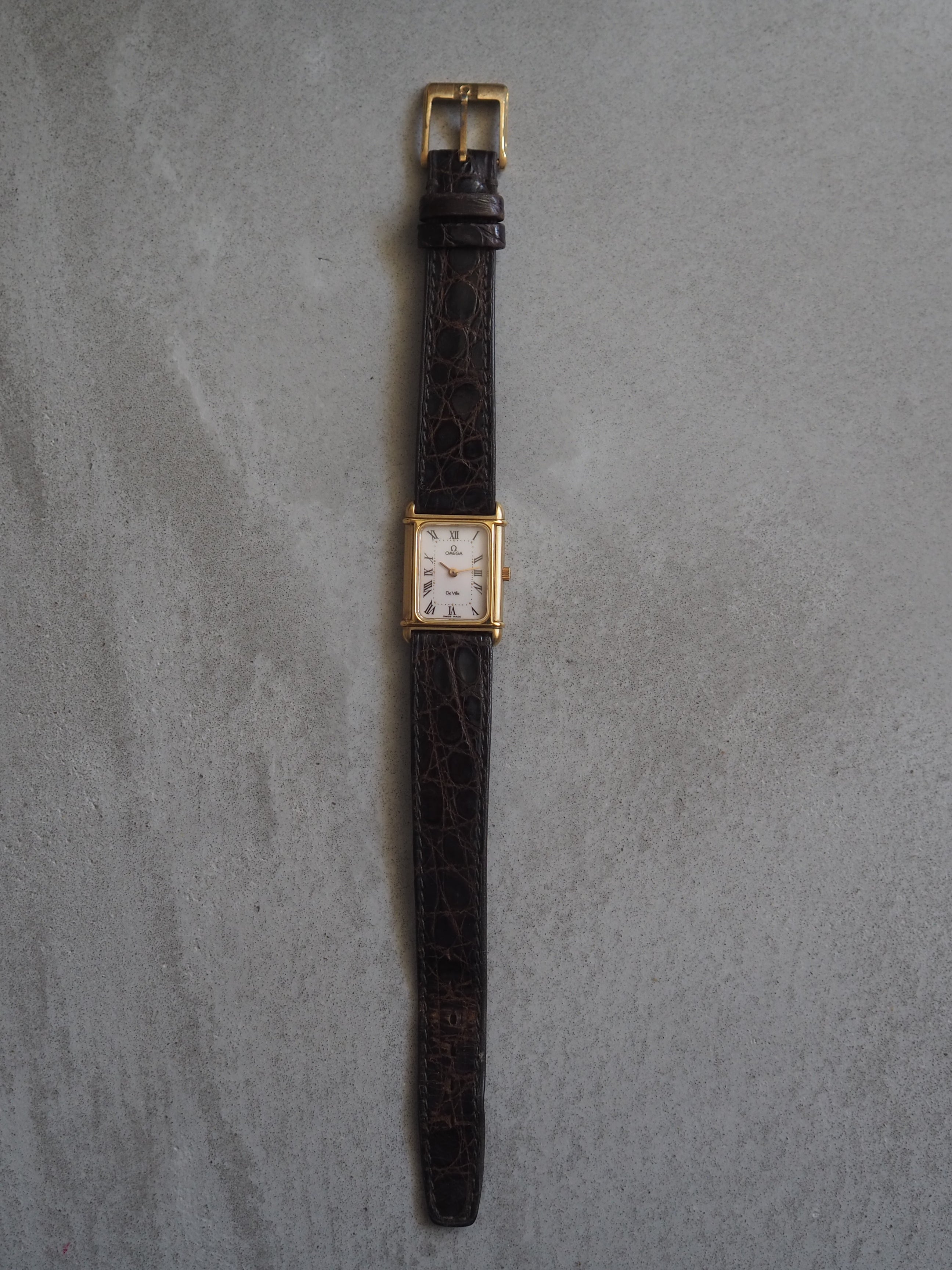 OMEGA De Ville Rectangular Roman Dial Watch