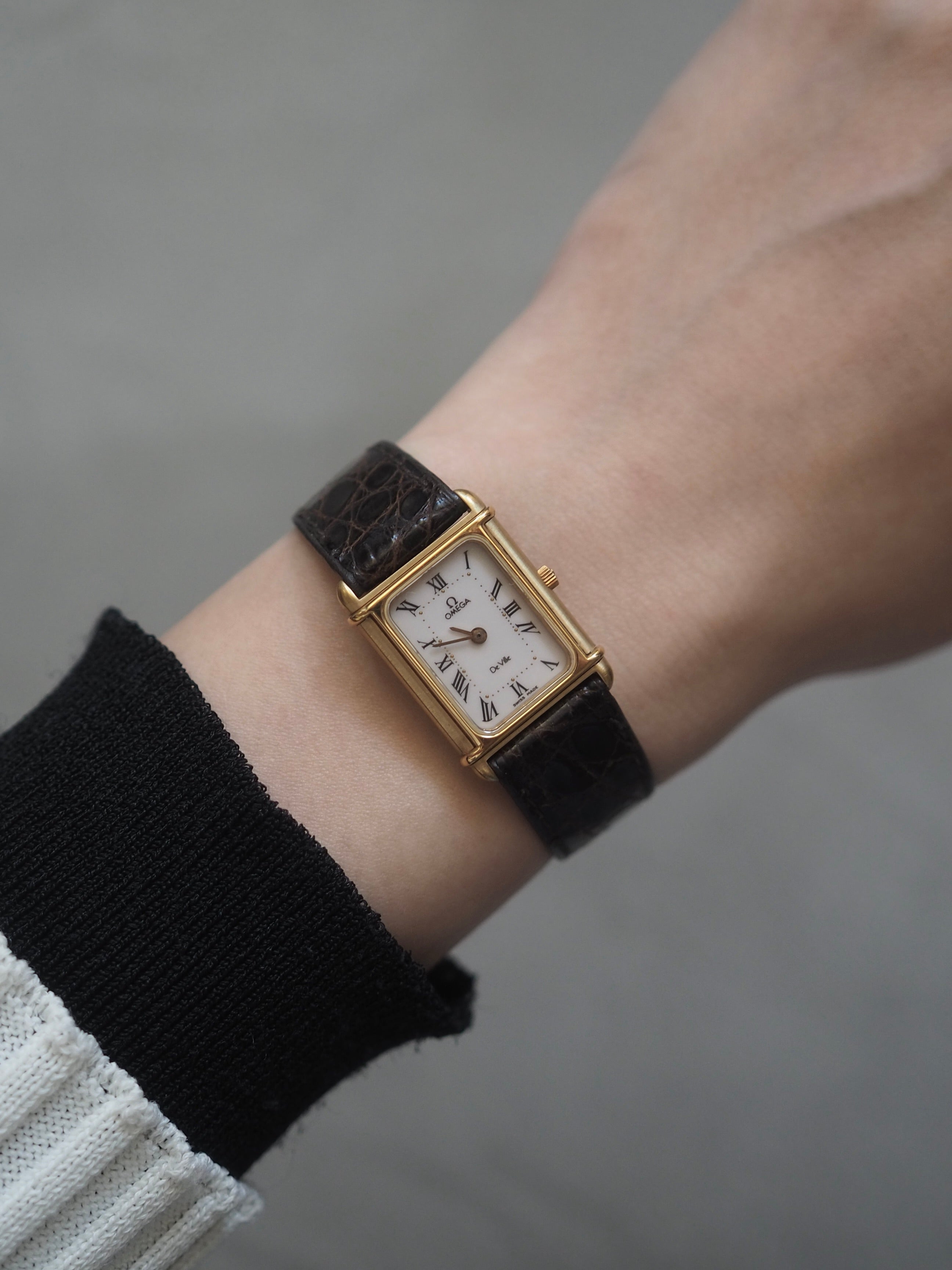 OMEGA De Ville Rectangular Roman Dial Watch