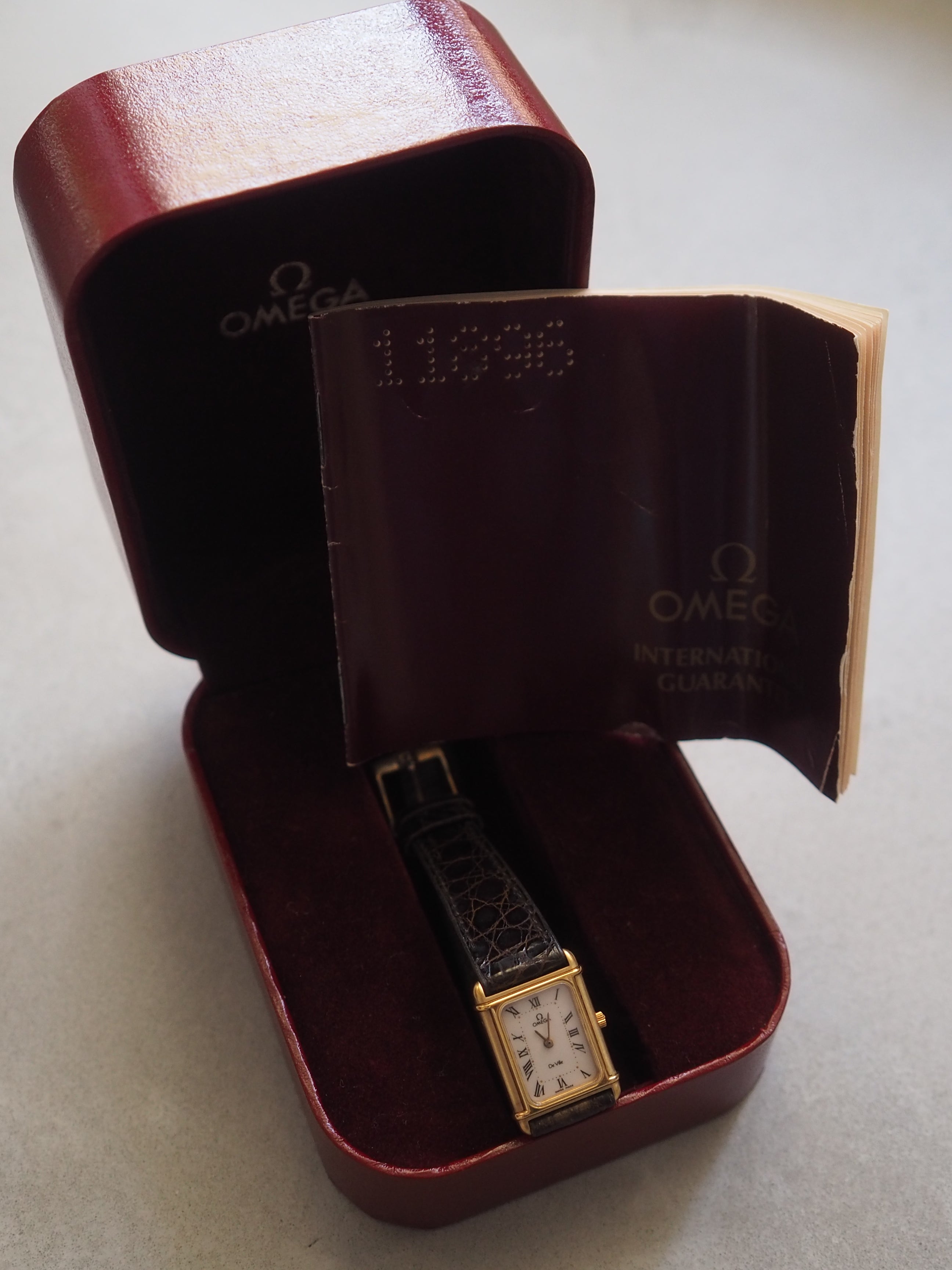 OMEGA De Ville Rectangular Roman Dial Watch