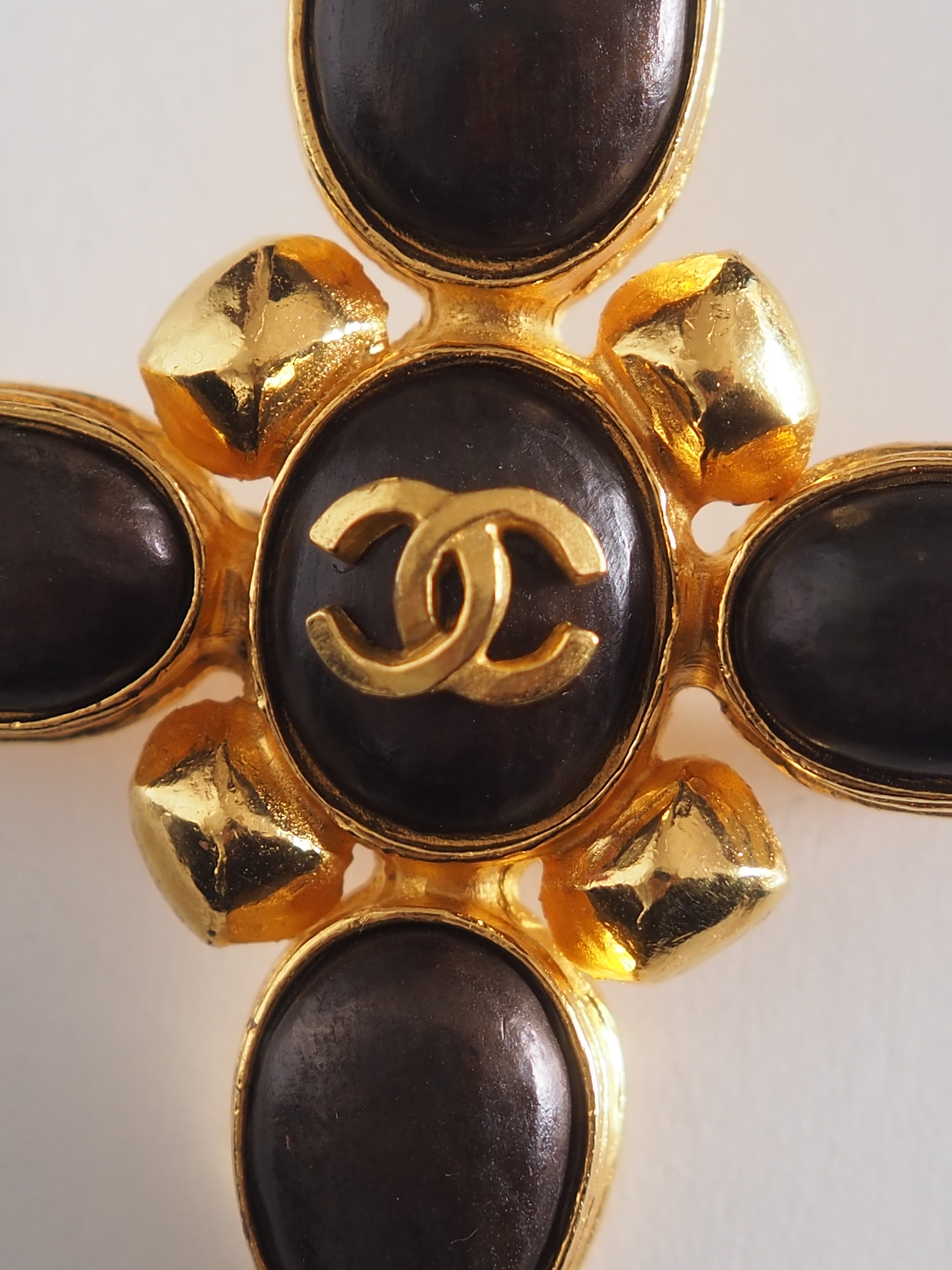 CHANEL COCO Color Stone Brooch