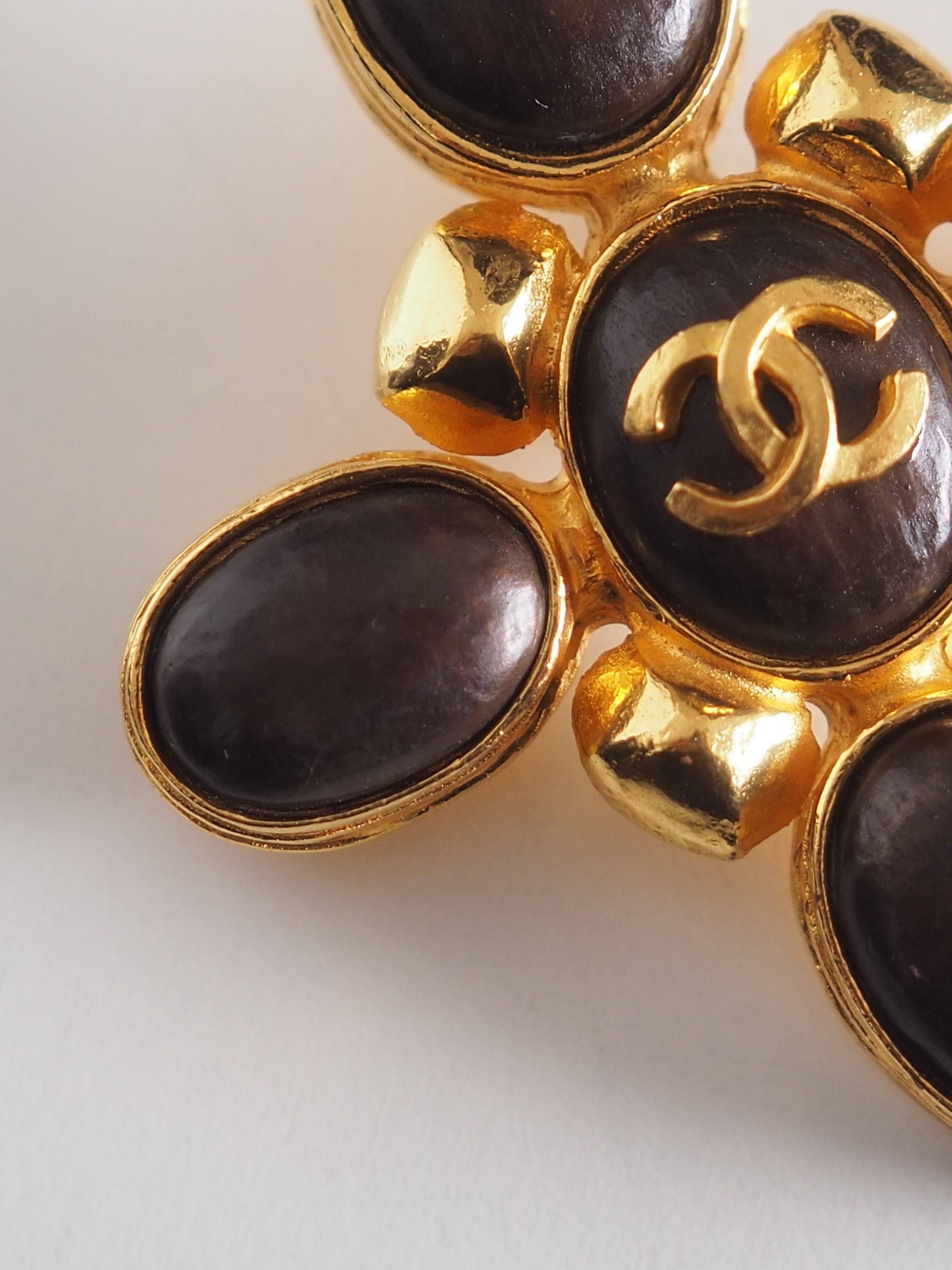 CHANEL COCO Color Stone Brooch