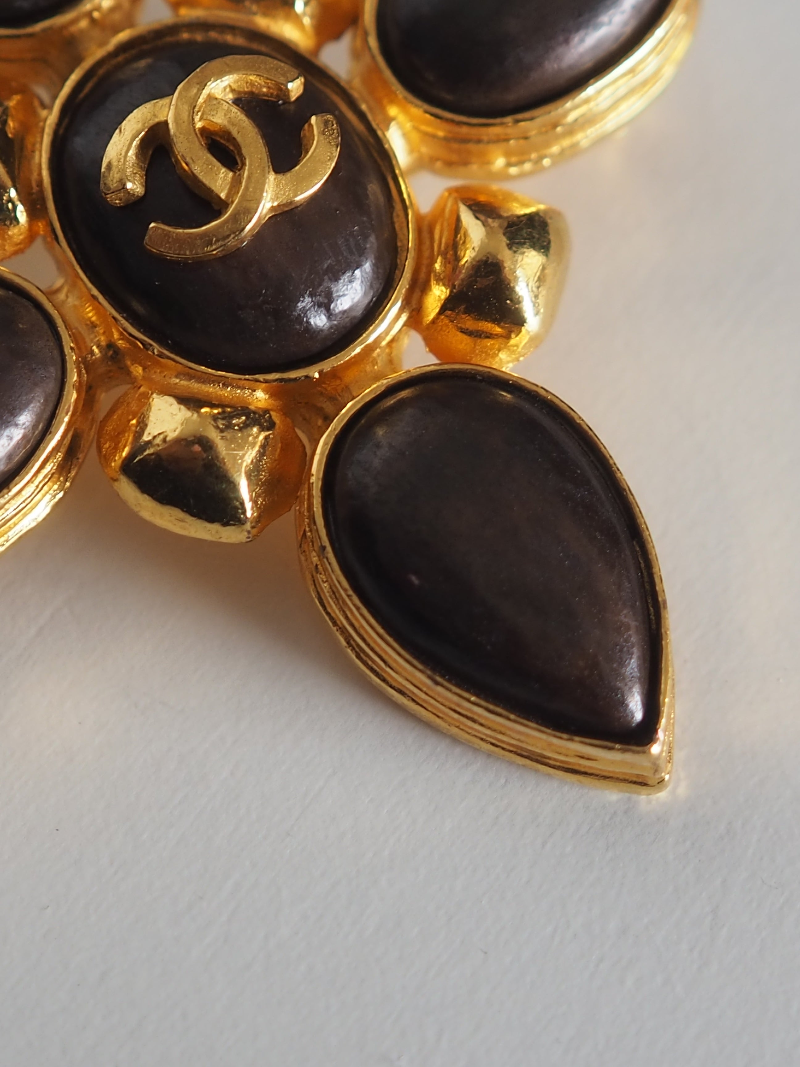 CHANEL COCO Color Stone Brooch