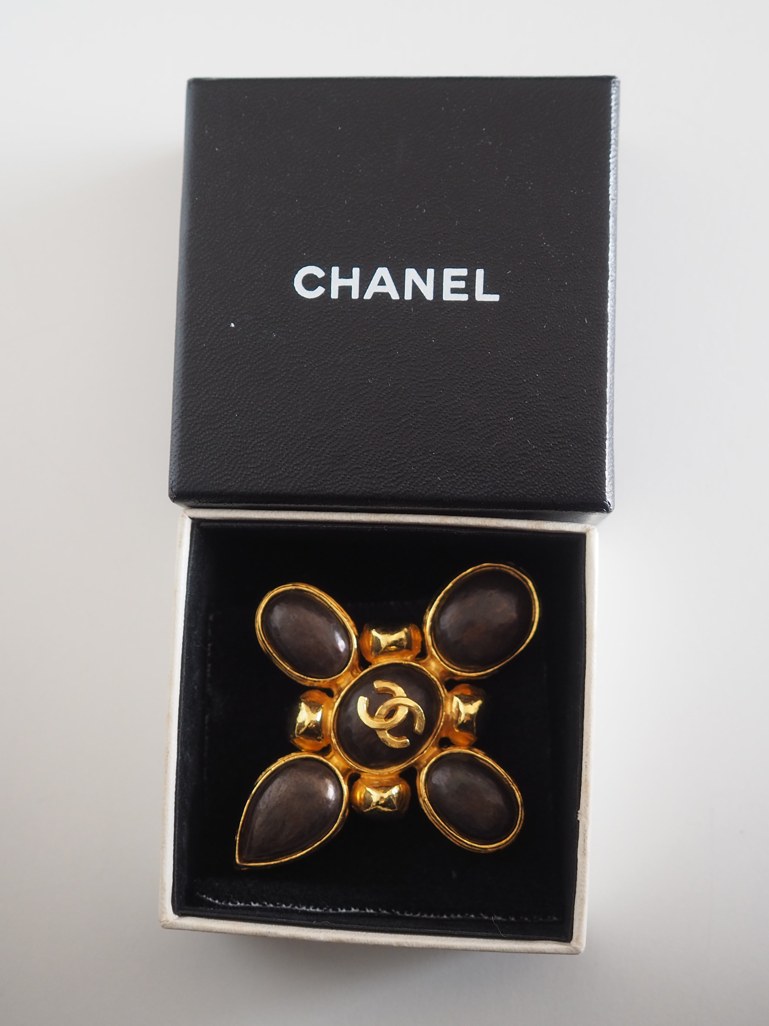 CHANEL COCO Color Stone Brooch