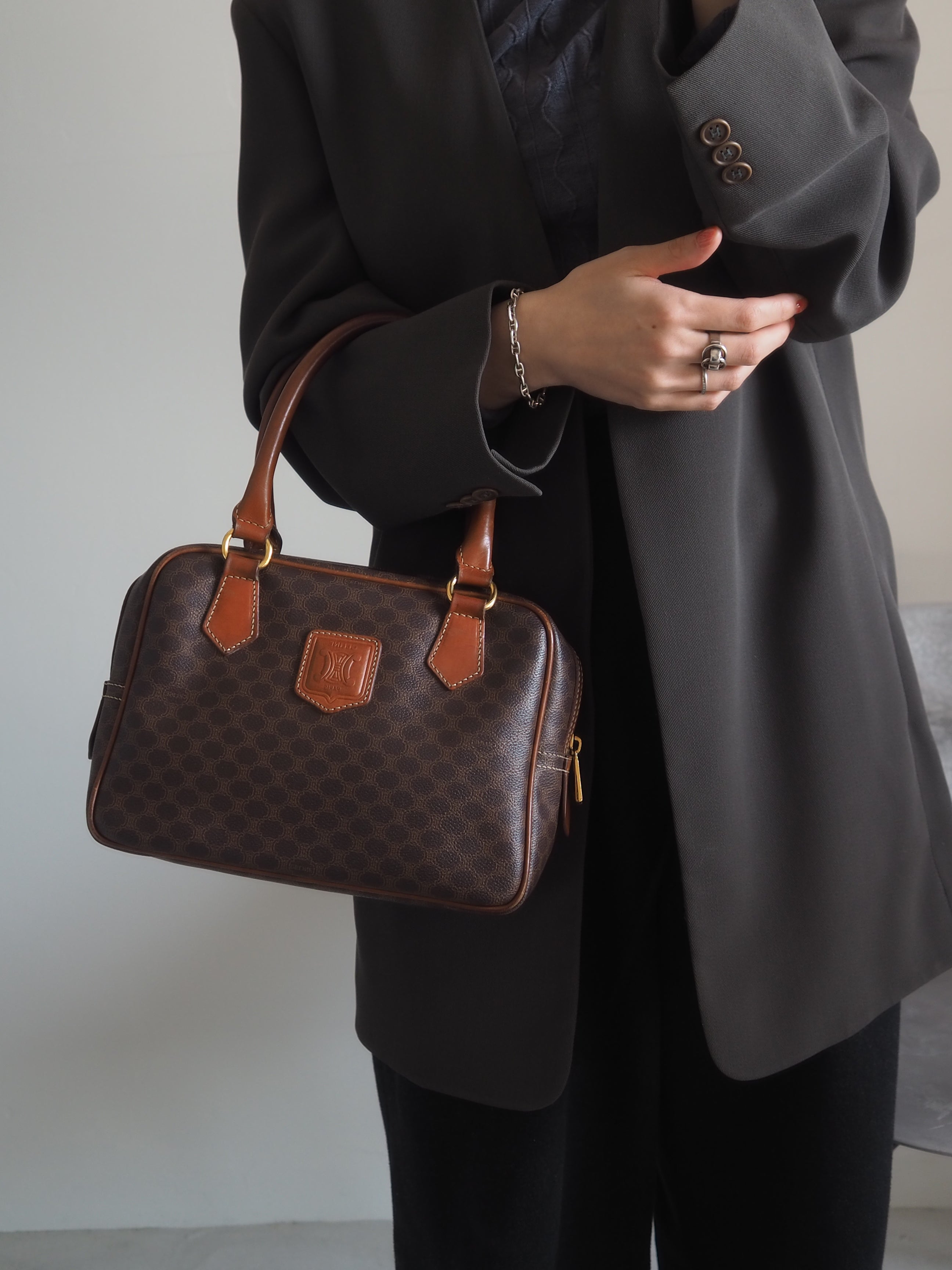 CELINE Macadam 2way Handbag